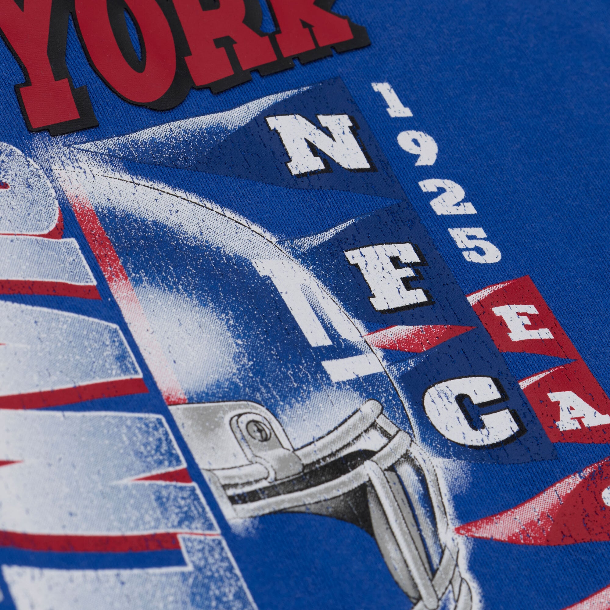 Sweat à capuche en polaire graphique Mitchell & Ness Royal New York Giants Core Essentials Street pour homme