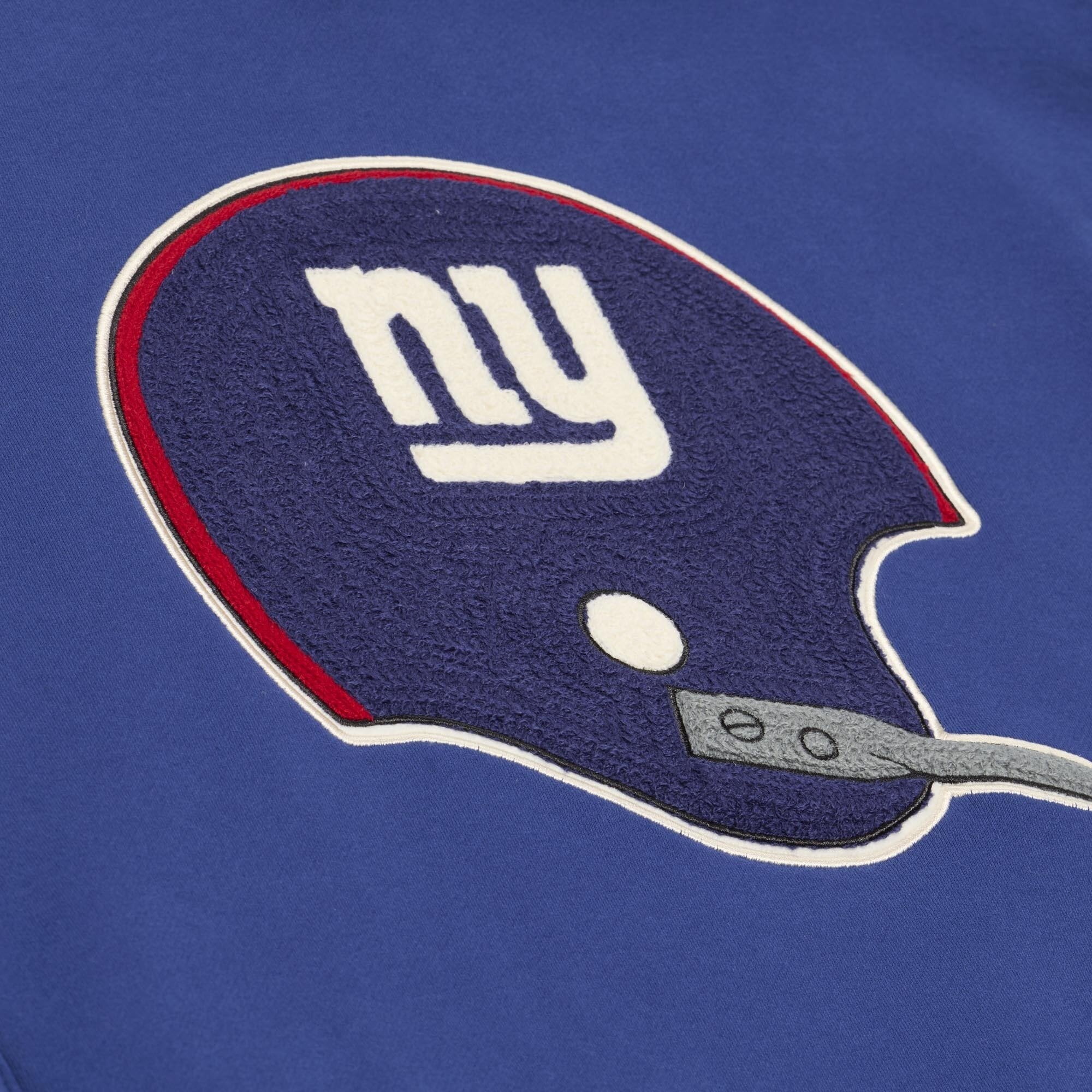 Sweat à capuche en polaire épaisse Mitchell & Ness Royal New York Giants pour homme
