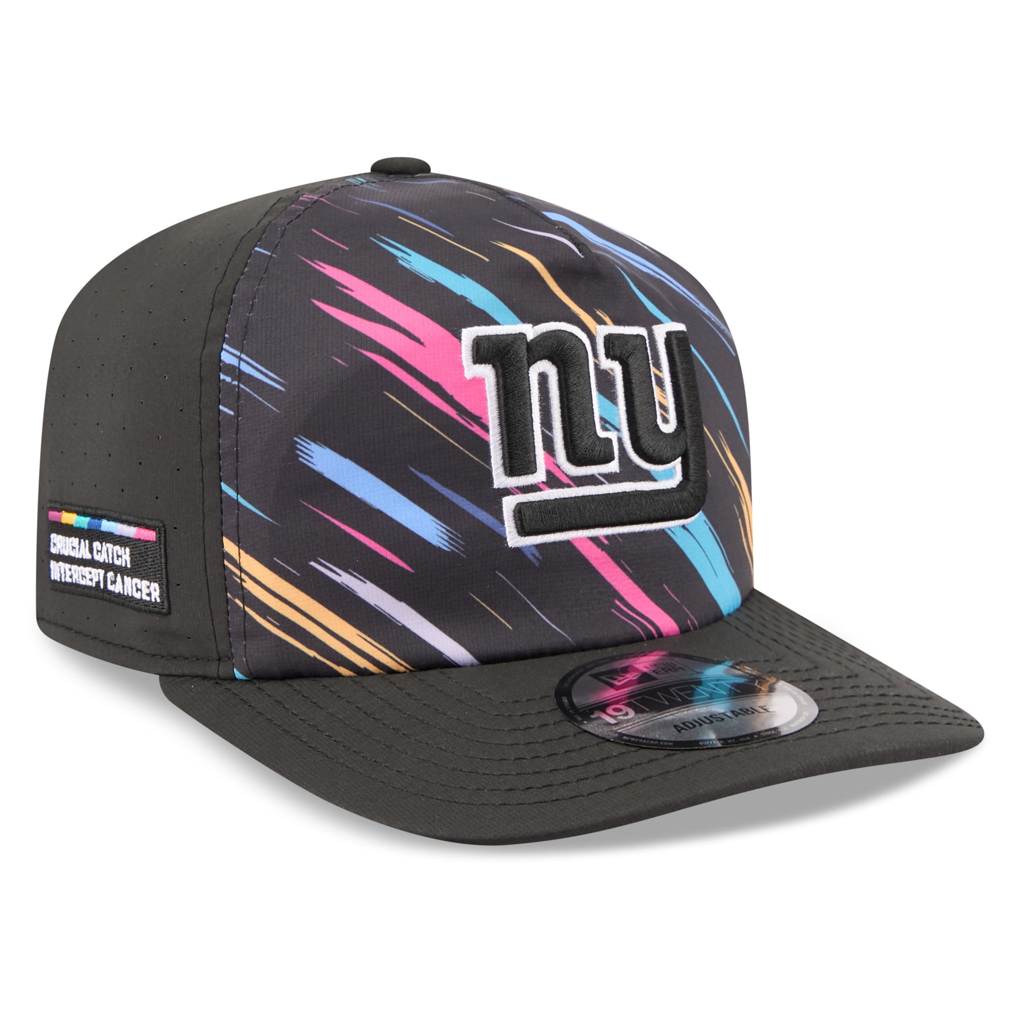 Men's New Era Black New York Giants 2026 NFL Crucial Catch 19TWENTY Adjustable Hat