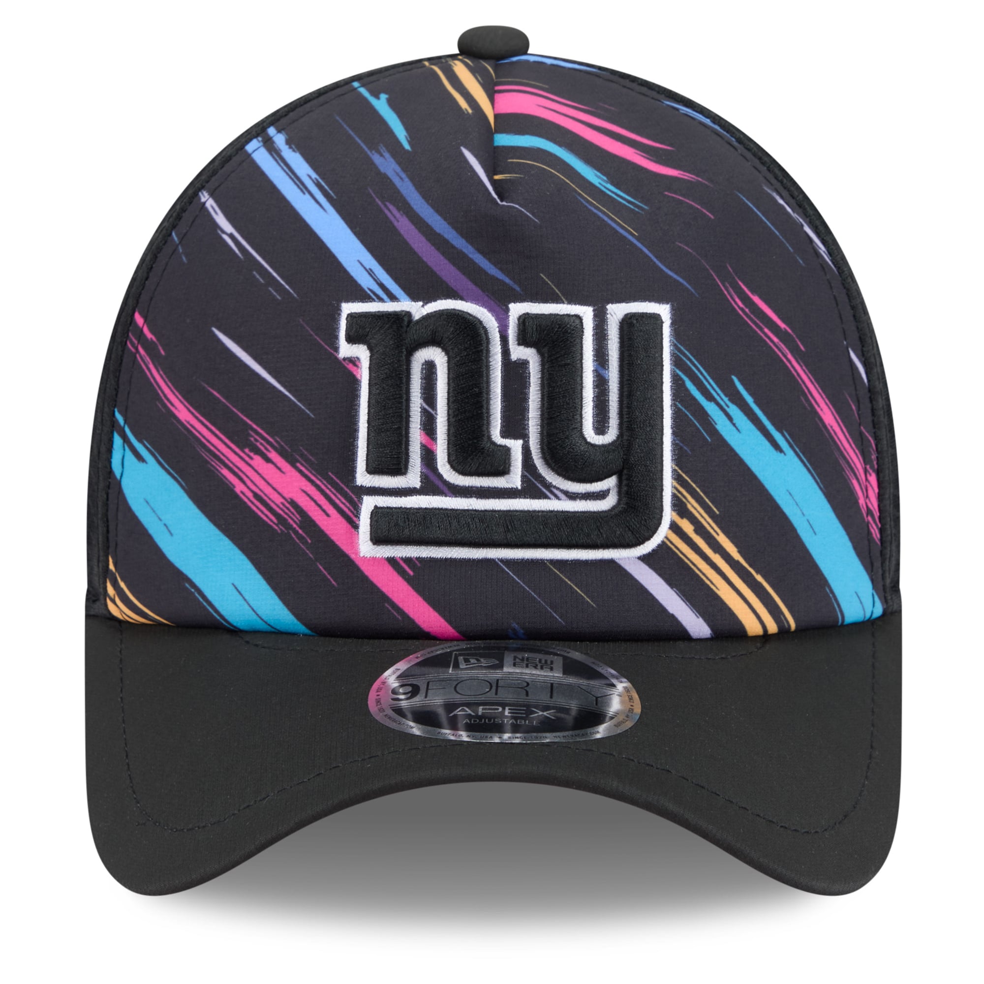 Men's New Era Black New York Giants 2026 NFL Crucial Catch 9FORTY Apex Adjustable Hat
