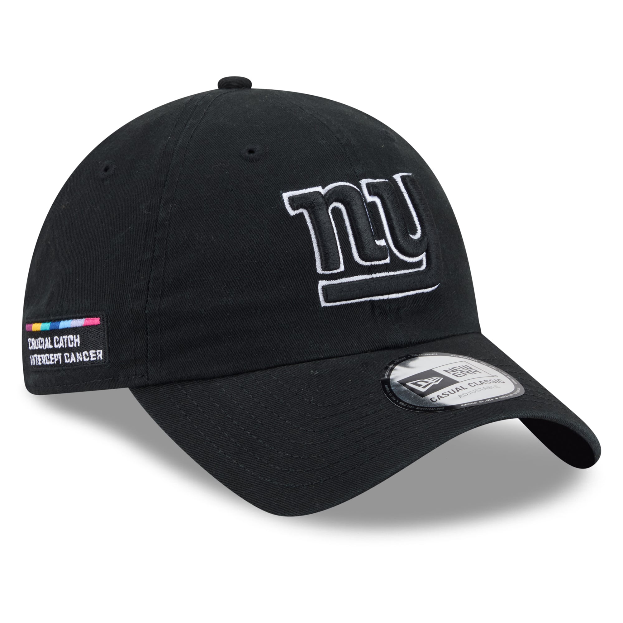 Men's New Era Black New York Giants 2026 NFL Crucial Catch Casual Classic Adjustable Hat