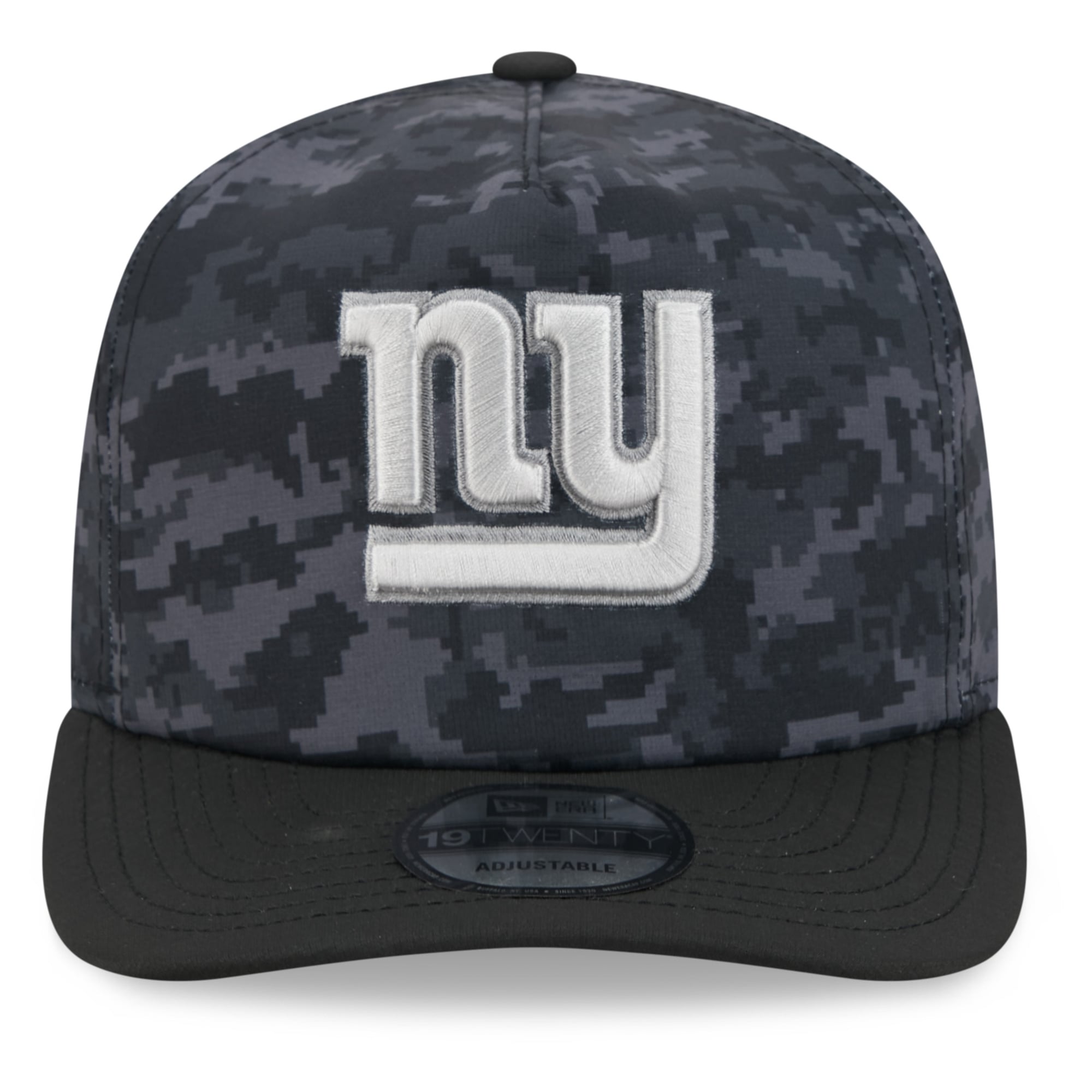 Casquette ajustable New Era noire pour homme New York Giants 2026 Salute To Service 19TWENTY
