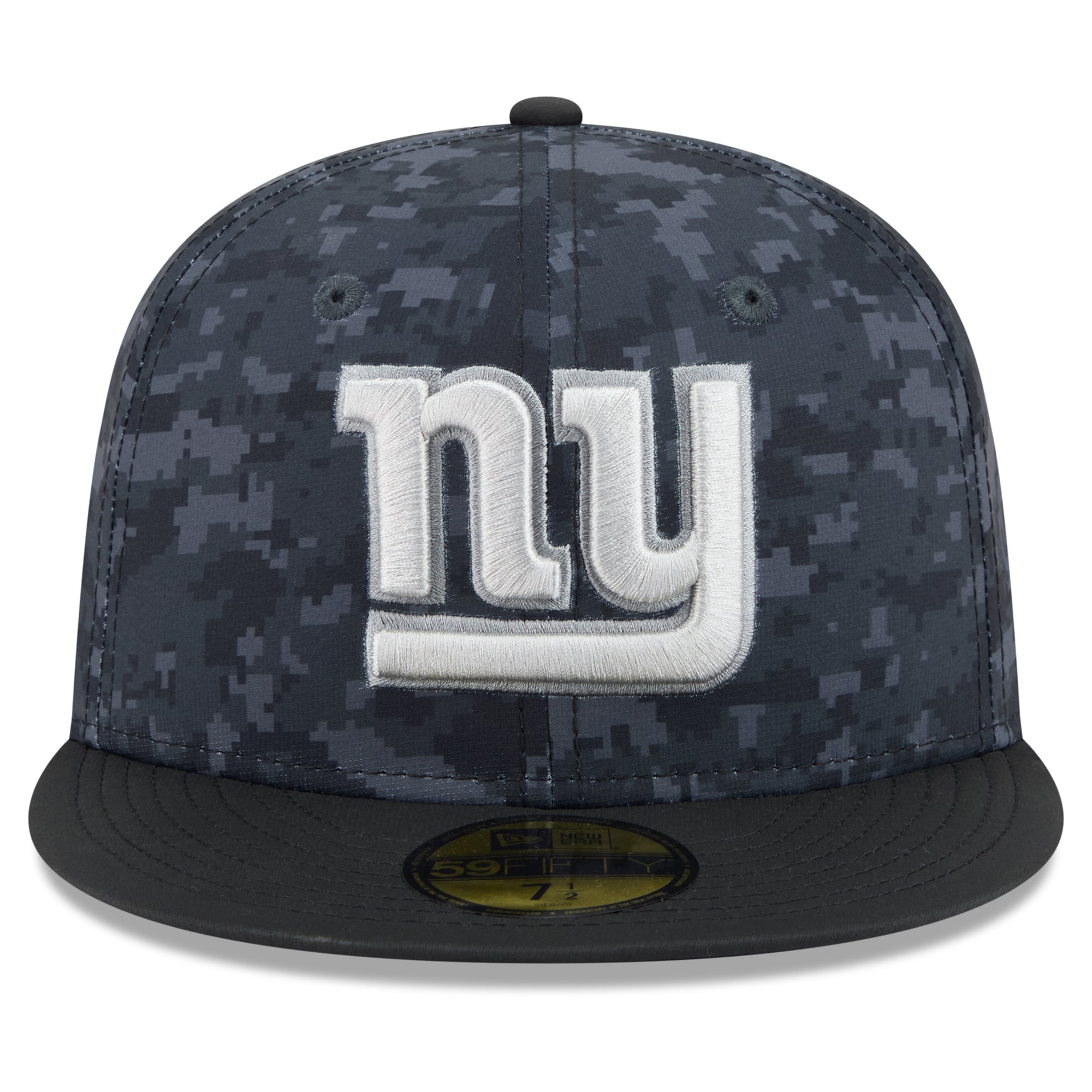 Casquette ajustée New Era noire pour homme York Giants 2026 Salute To Service 59FIFTY