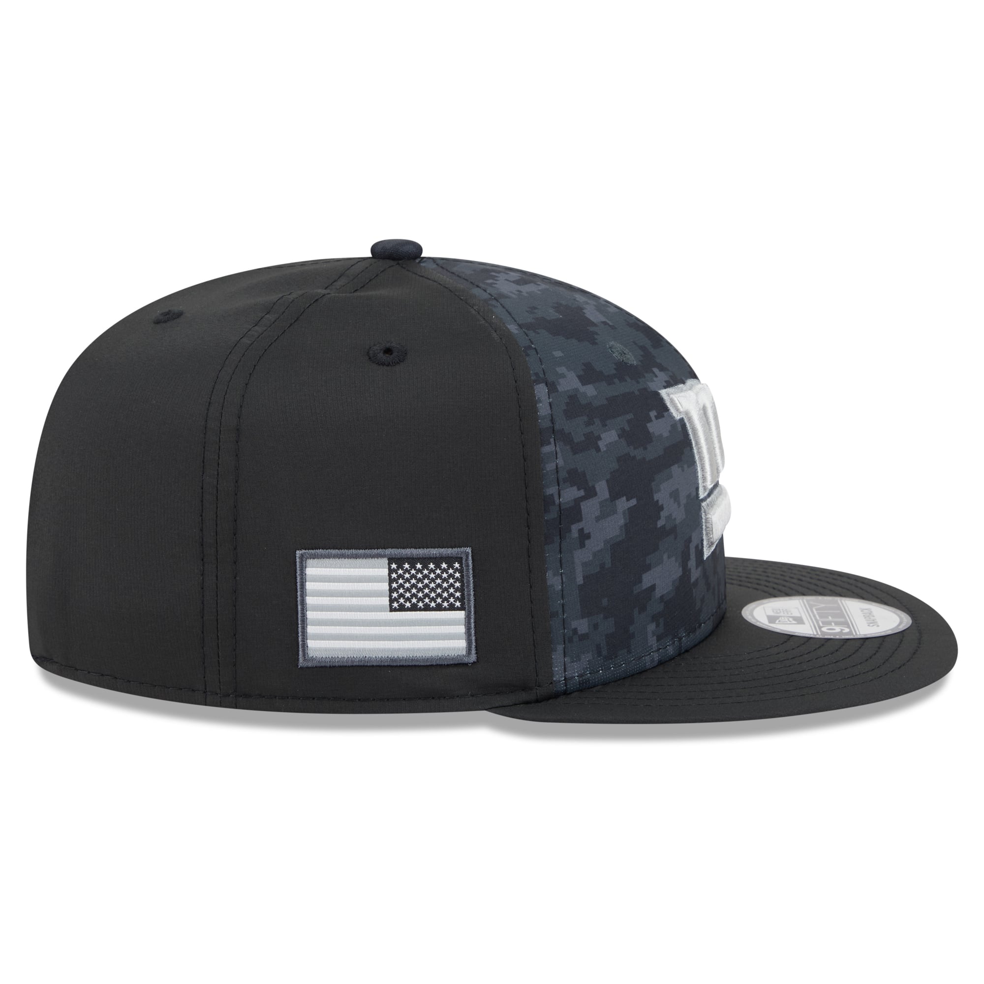 Casquette snapback New Era noire pour homme New York Giants 2026 Salute To Service 9FIFTY