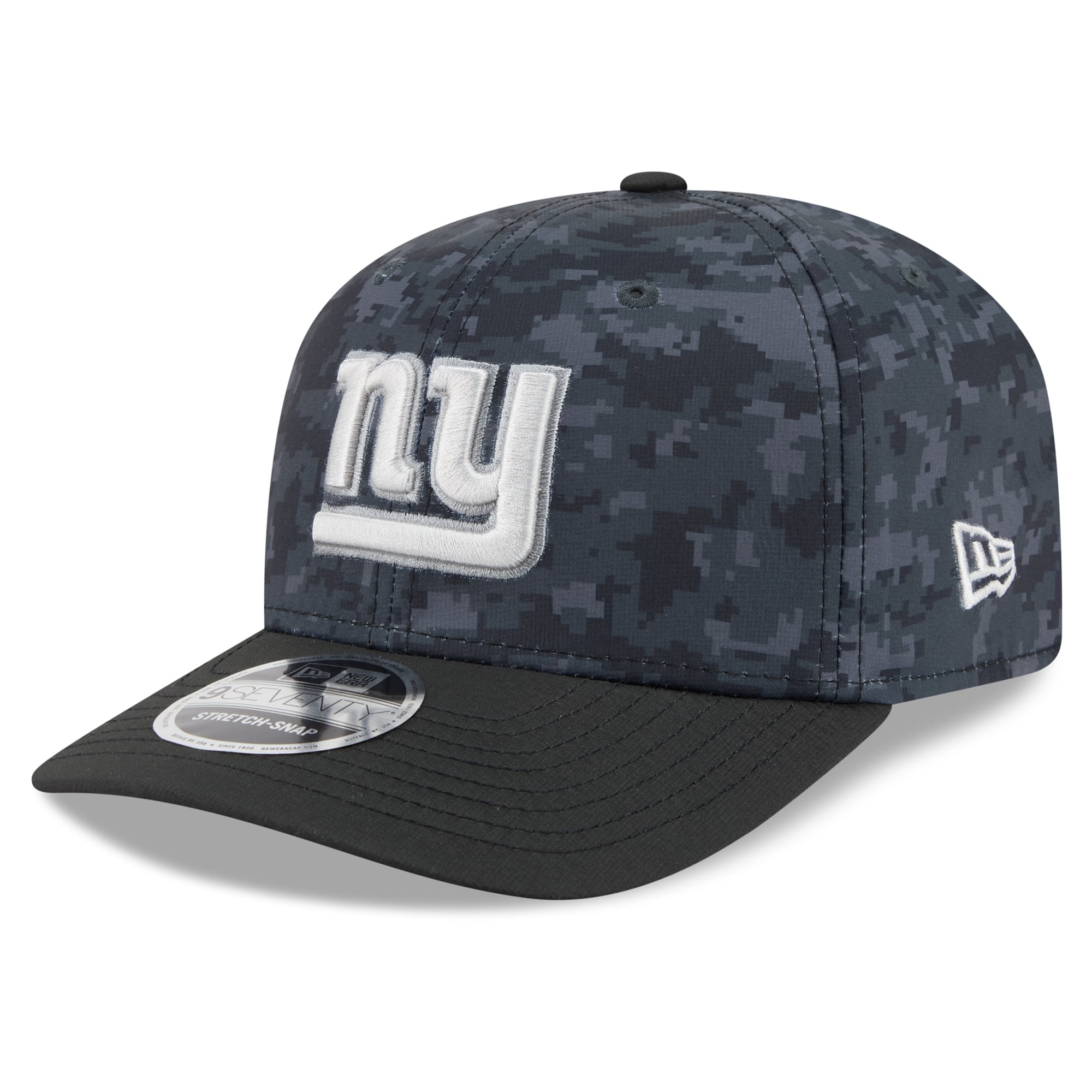Casquette ajustable New Era noire pour homme New York Giants 2026 Salute To Service 9SEVENTY
