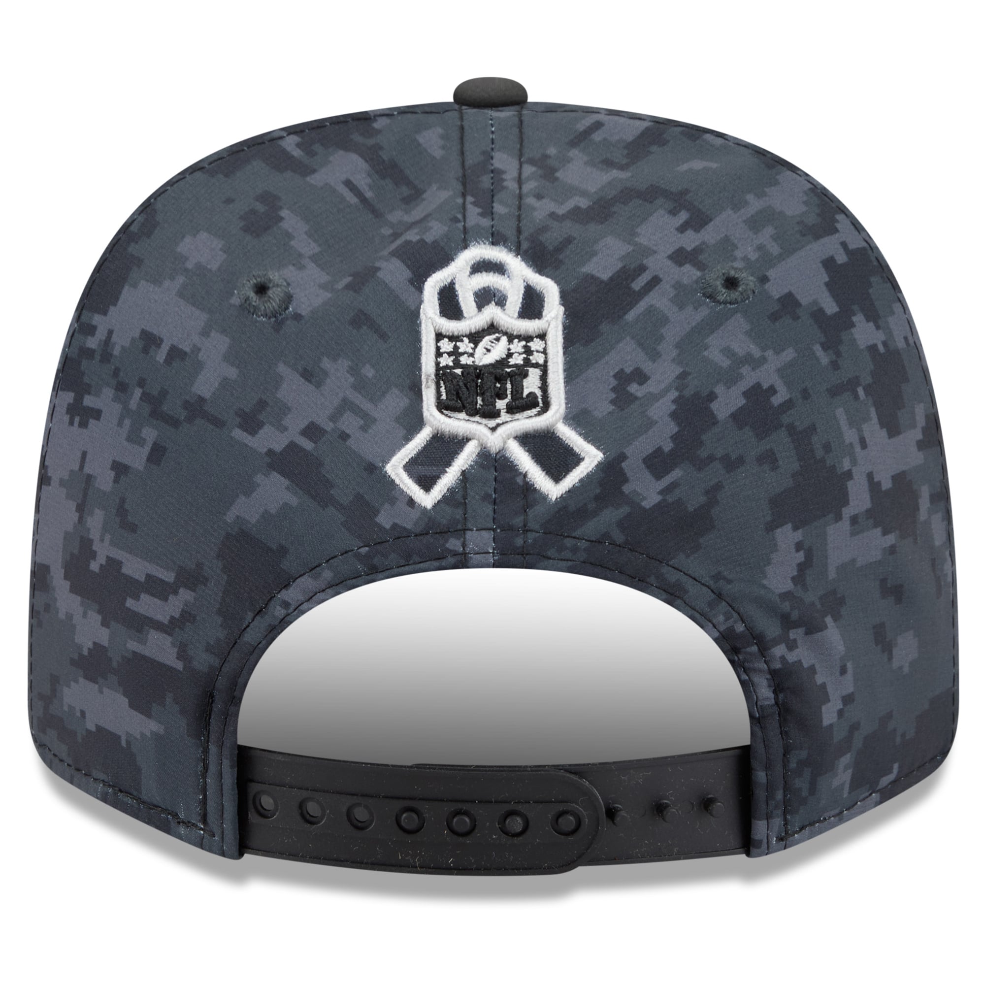 Casquette ajustable New Era noire pour homme New York Giants 2026 Salute To Service 9SEVENTY