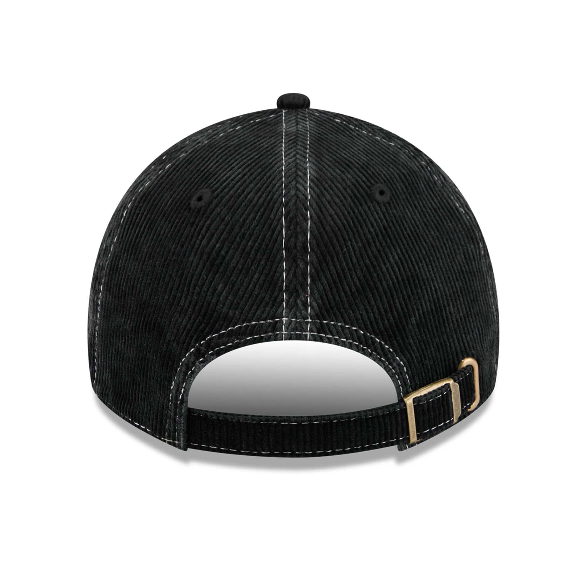 Casquette New Era noire pour homme, New York Giants, en velours côtelé, style classique décontracté et ajustable