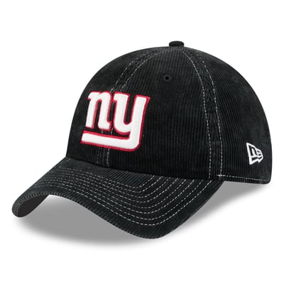 New York Giants New Era Corduroy Casual Classic Adjustable Hat - Black