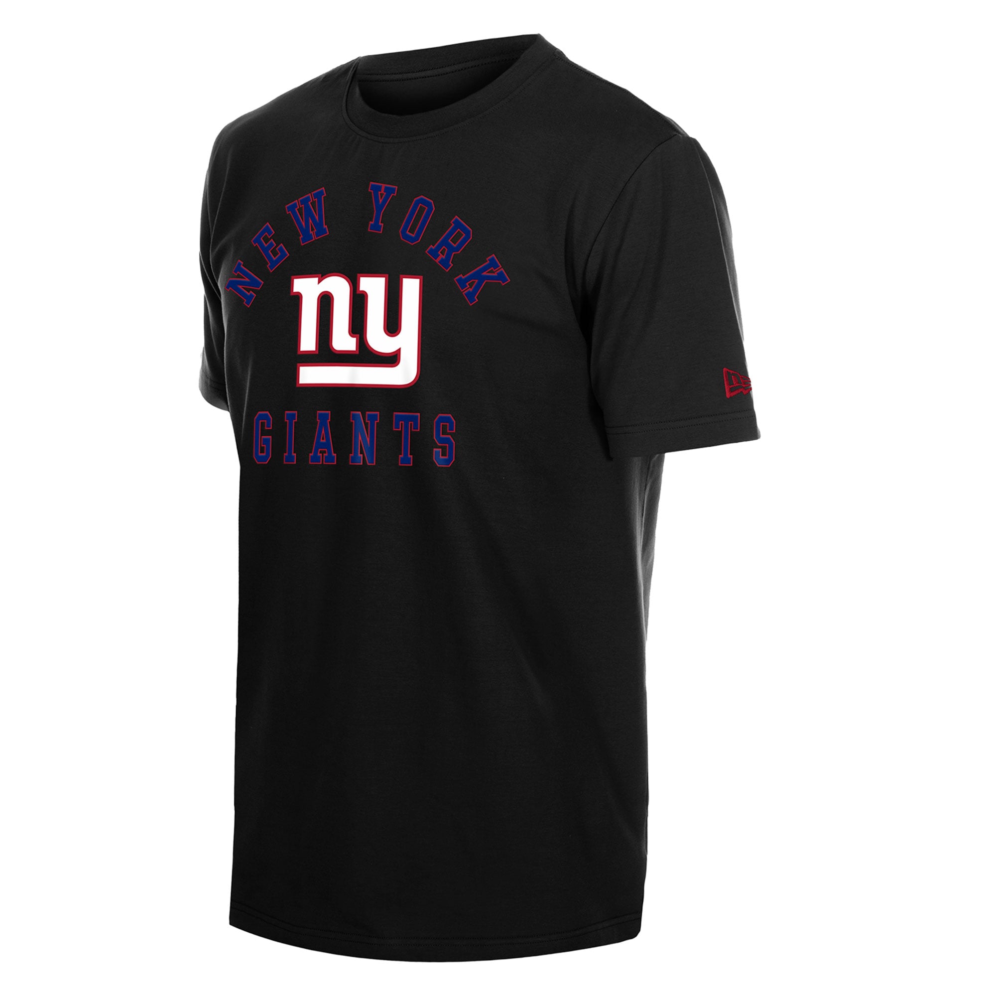 T-shirt fonctionnel New Era noir pour homme, aux couleurs des Giants de York.