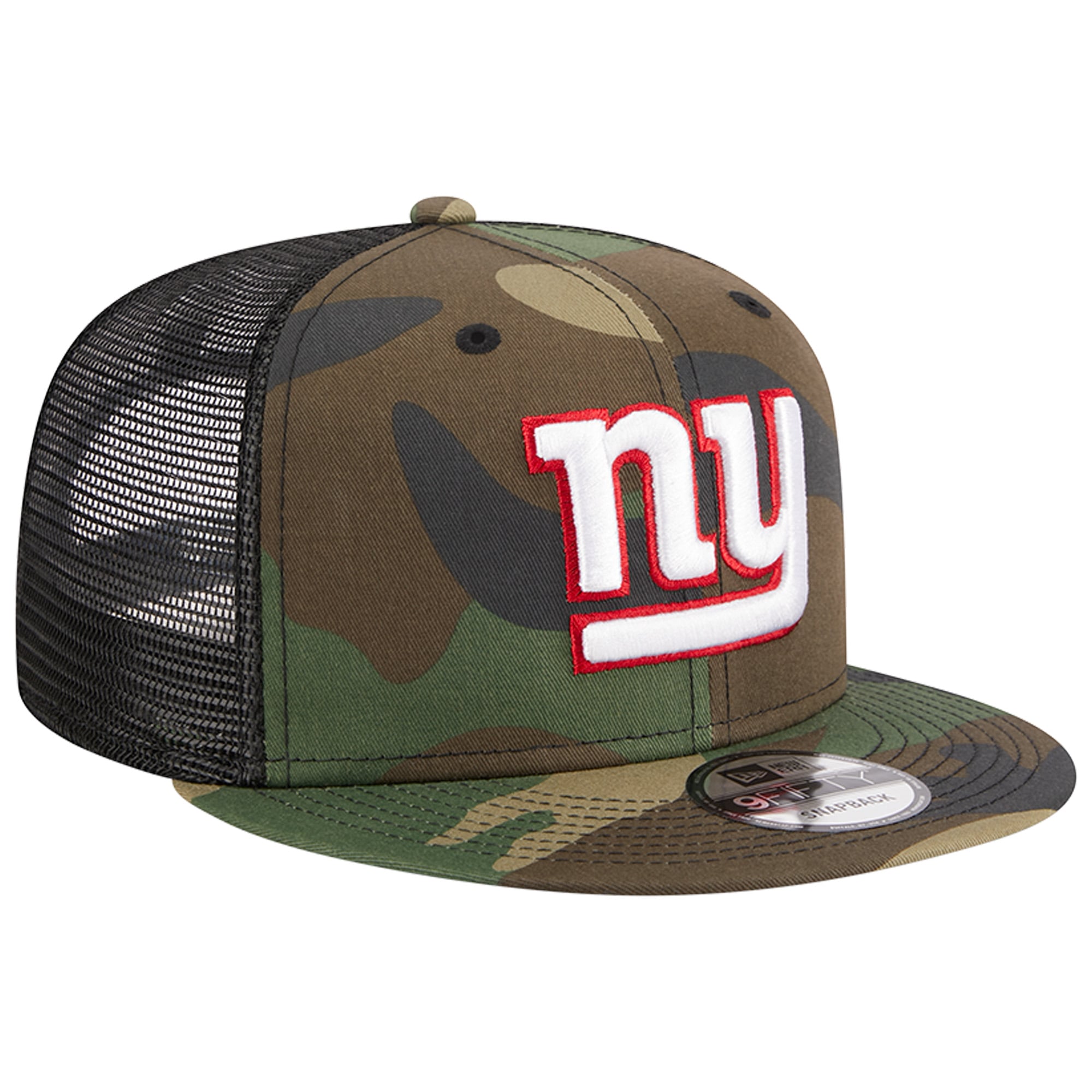 Casquette New Era Camo New York Giants Main Trucker 9FIFTY Snapback pour homme