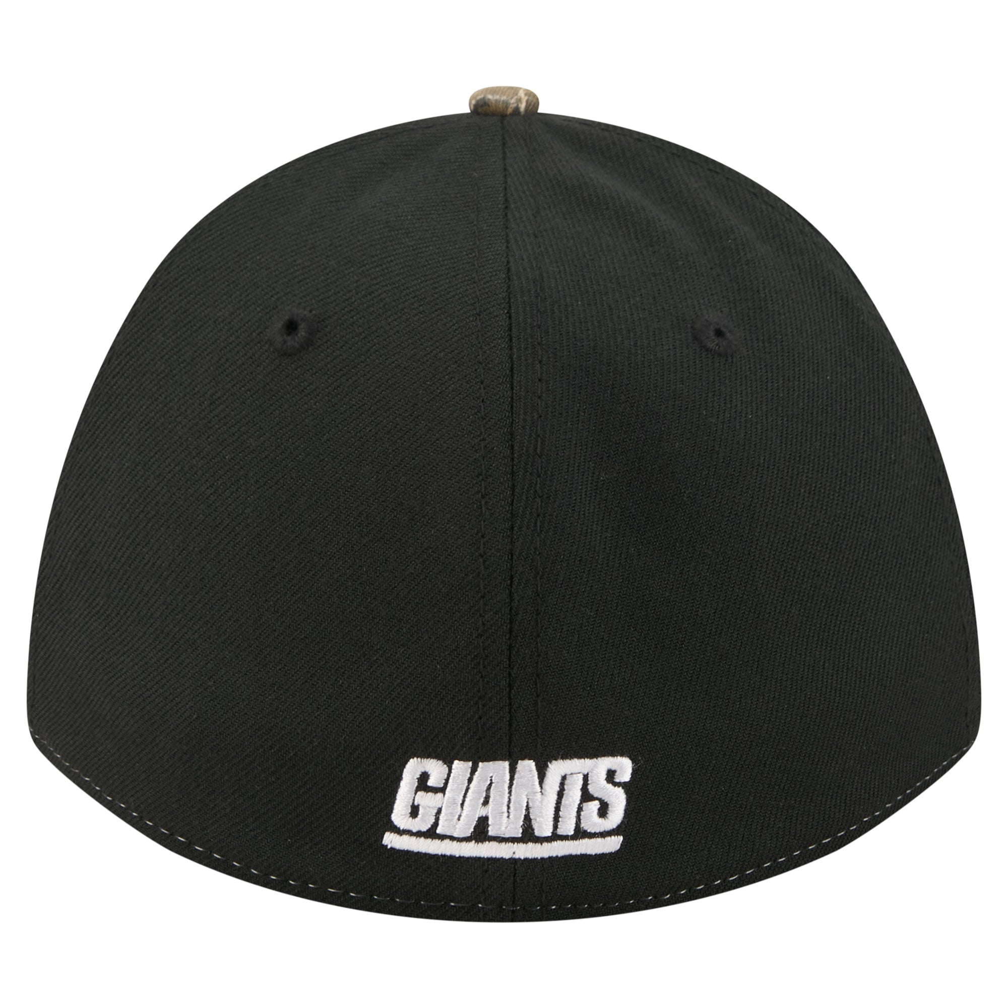 Men's New Era Camo/Black York Giants Team Collection RealTree 39THIRTY M-Crown A-Frame Flex Hat