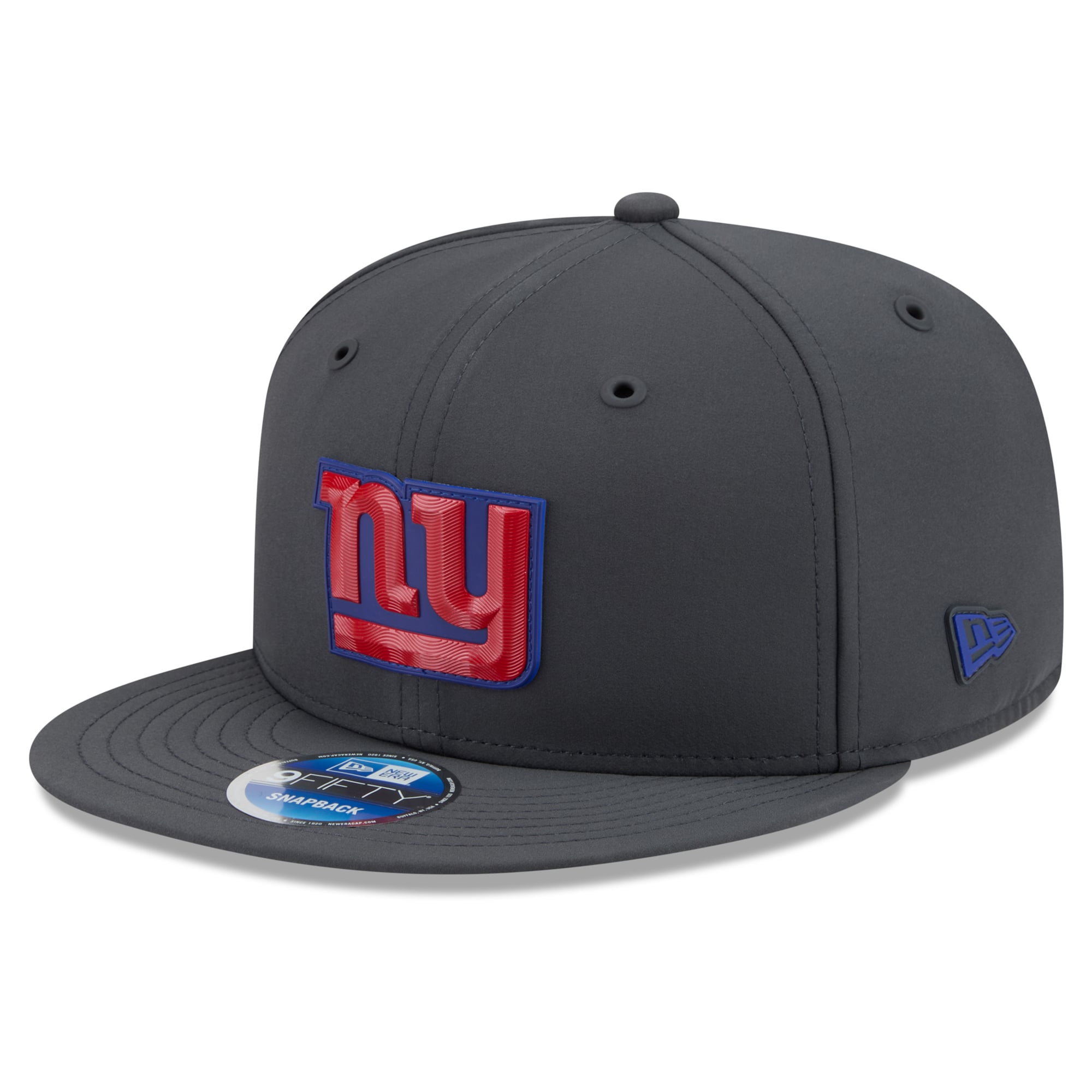 Casquette snapback New Era 9FIFTY pour homme, couleur anthracite, New York Giants 2026, idéale pour les temps froids.