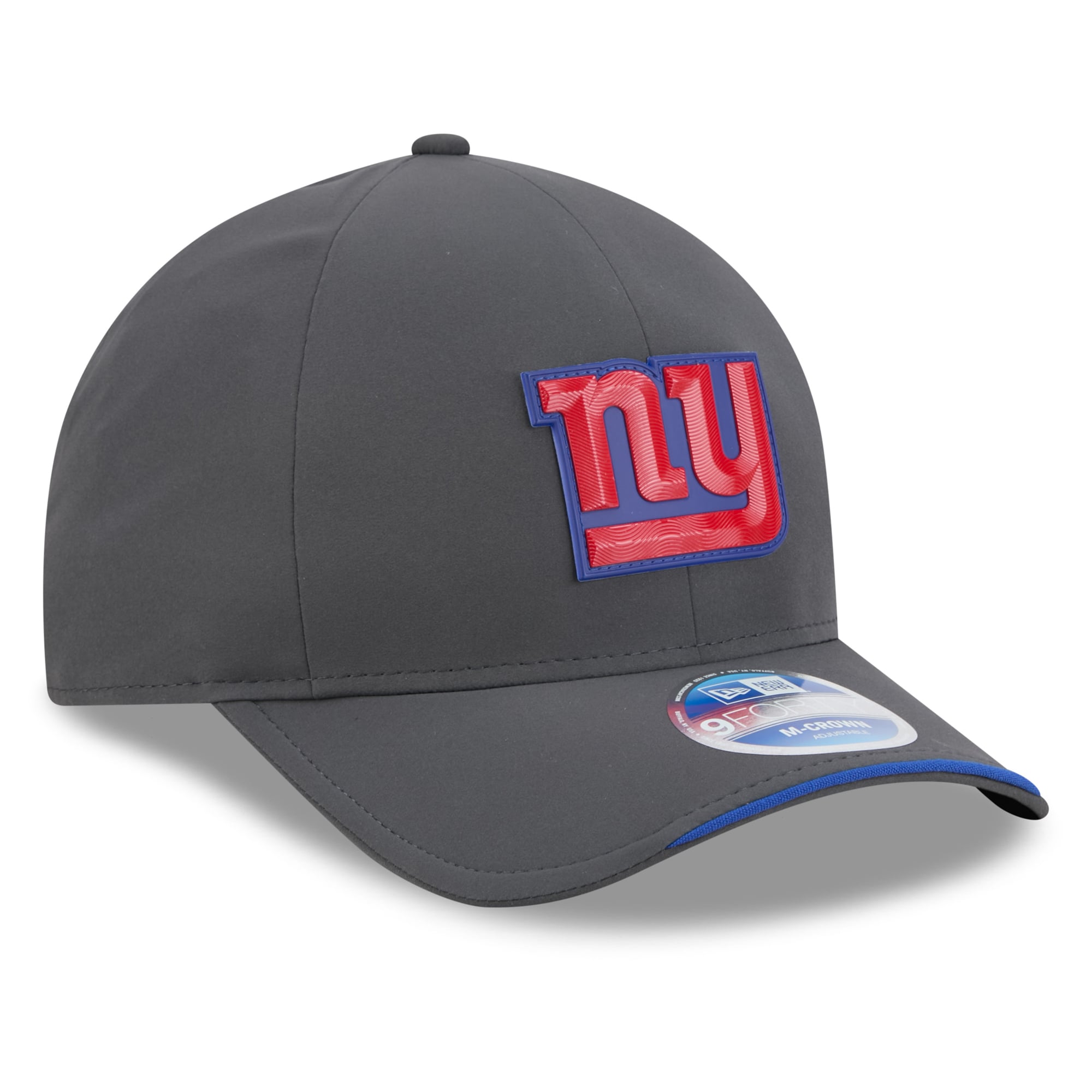 Casquette ajustable New Era 9FORTY M-Crown pour homme, couleur anthracite, New York Giants 2026, idéale pour les temps froids.