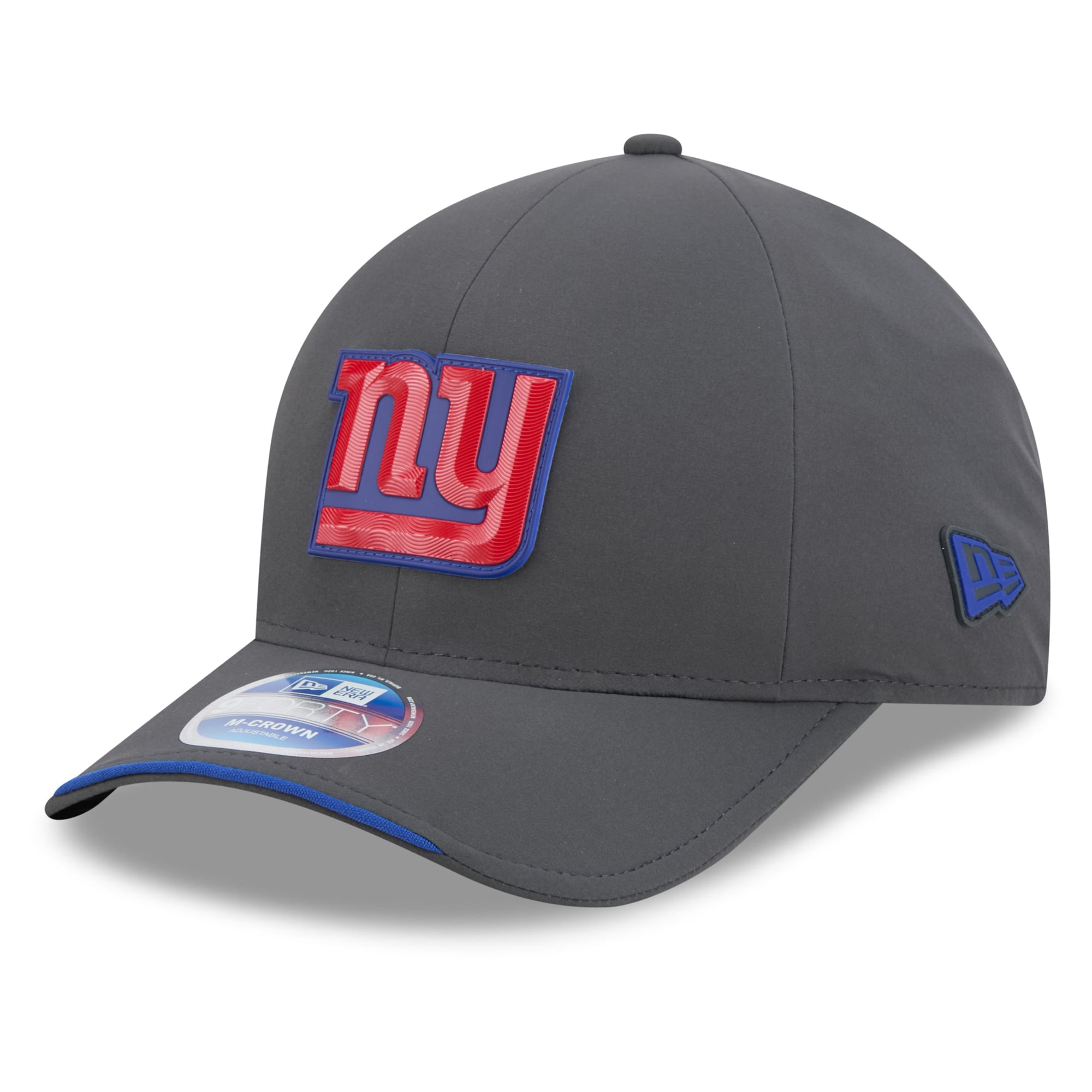 Casquette ajustable New Era 9FORTY M-Crown pour homme, couleur anthracite, New York Giants 2026, idéale pour les temps froids.