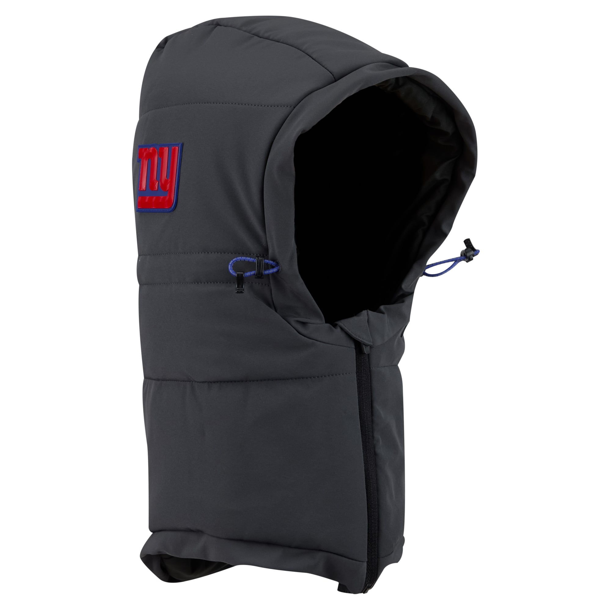 Men's New Era Charcoal New York Giants 2026 Sideline Cold Weather  Adjustable Quilted Hood