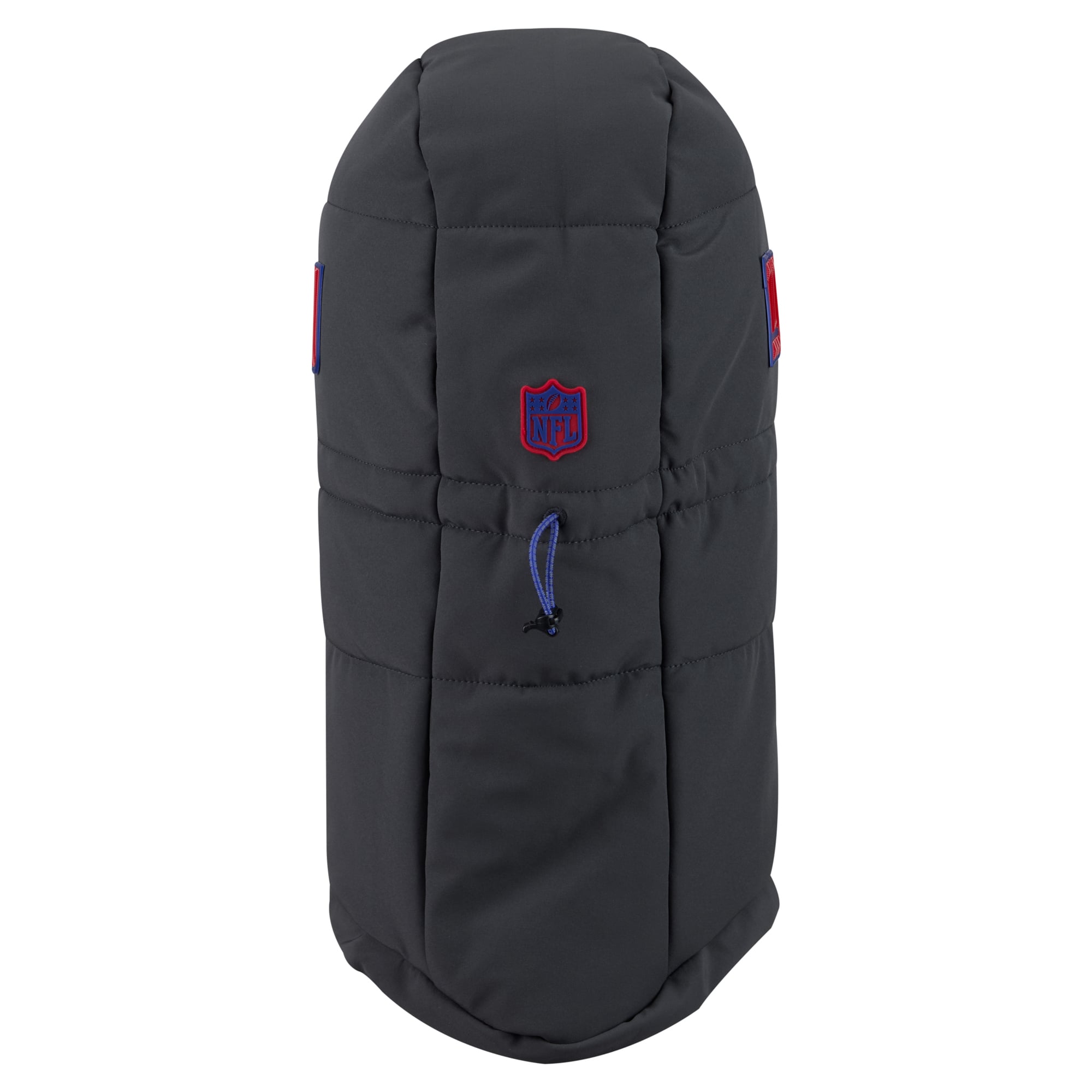 Men's New Era Charcoal New York Giants 2026 Sideline Cold Weather  Adjustable Quilted Hood