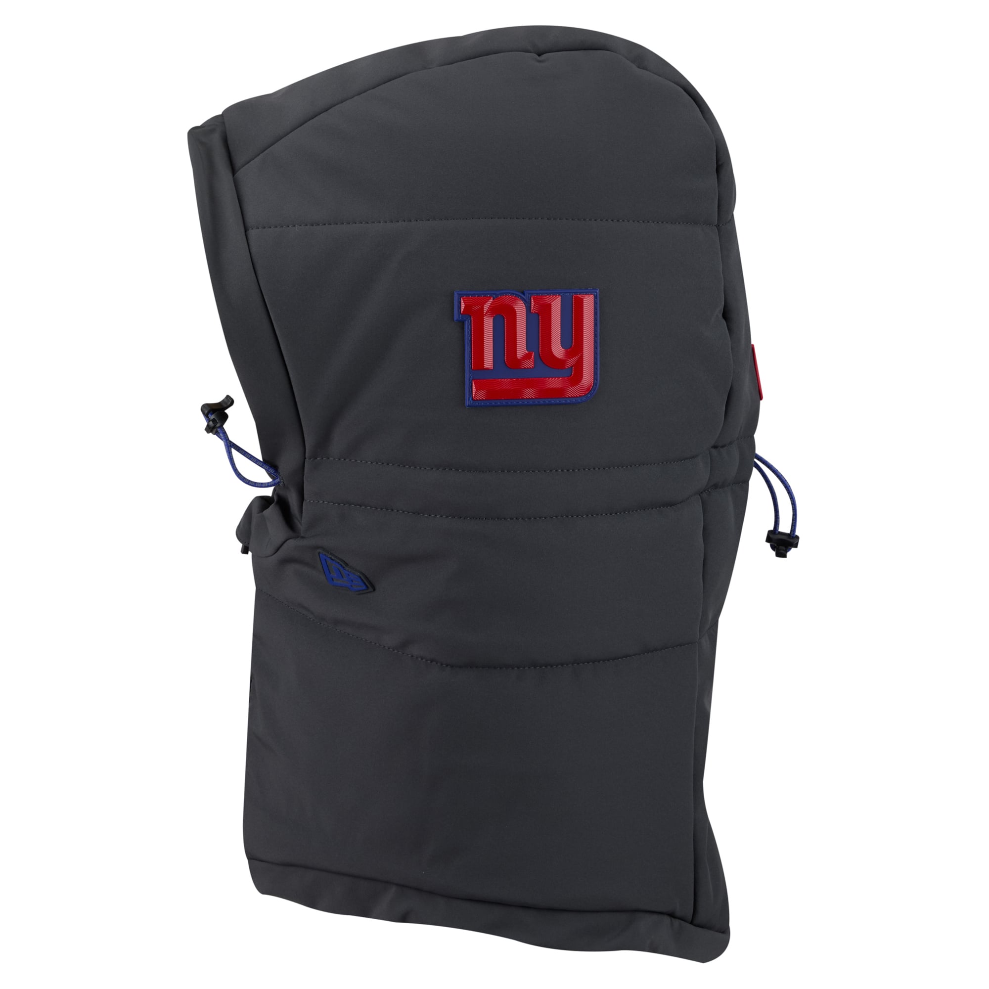 Men's New Era Charcoal New York Giants 2026 Sideline Cold Weather  Adjustable Quilted Hood