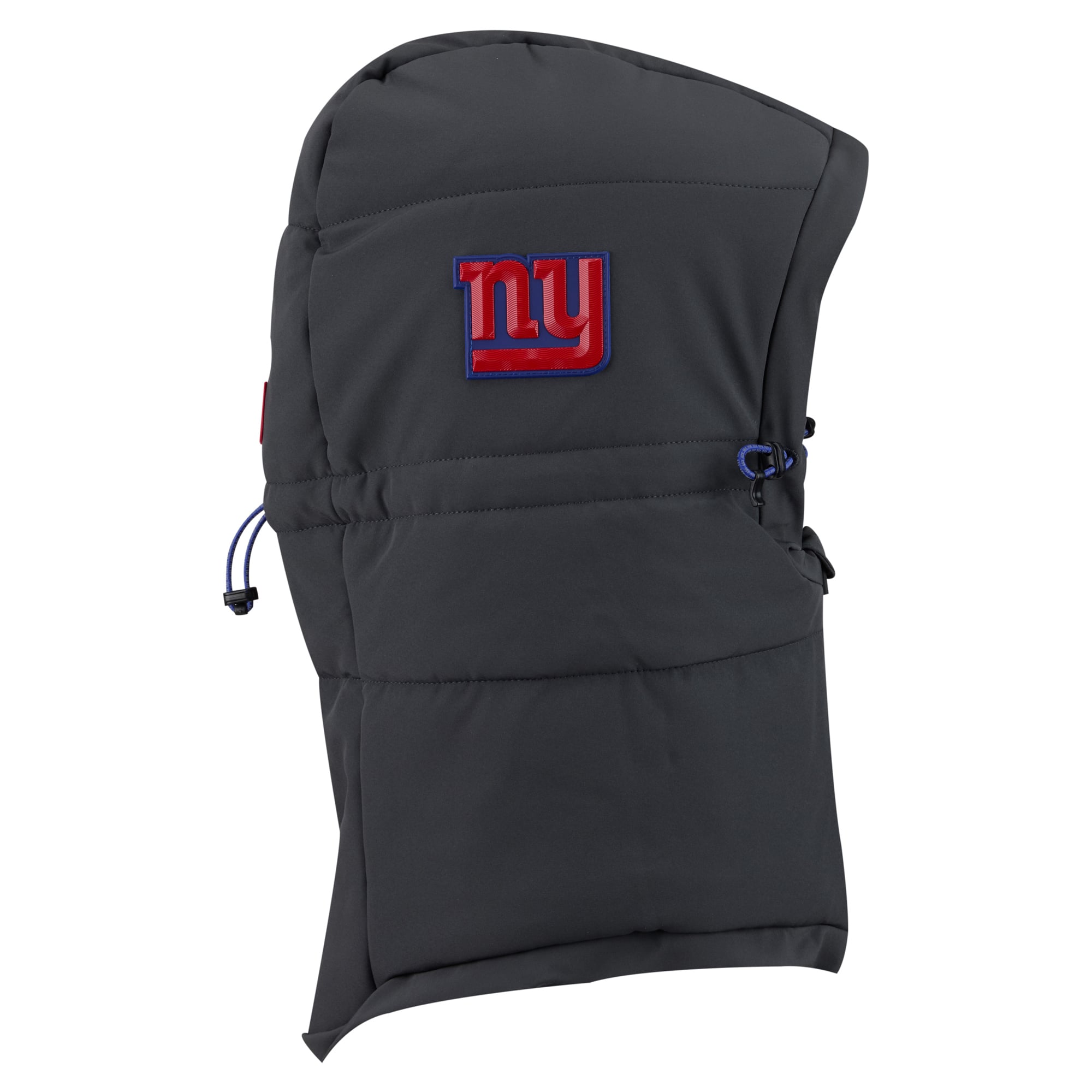 Men's New Era Charcoal New York Giants 2026 Sideline Cold Weather  Adjustable Quilted Hood