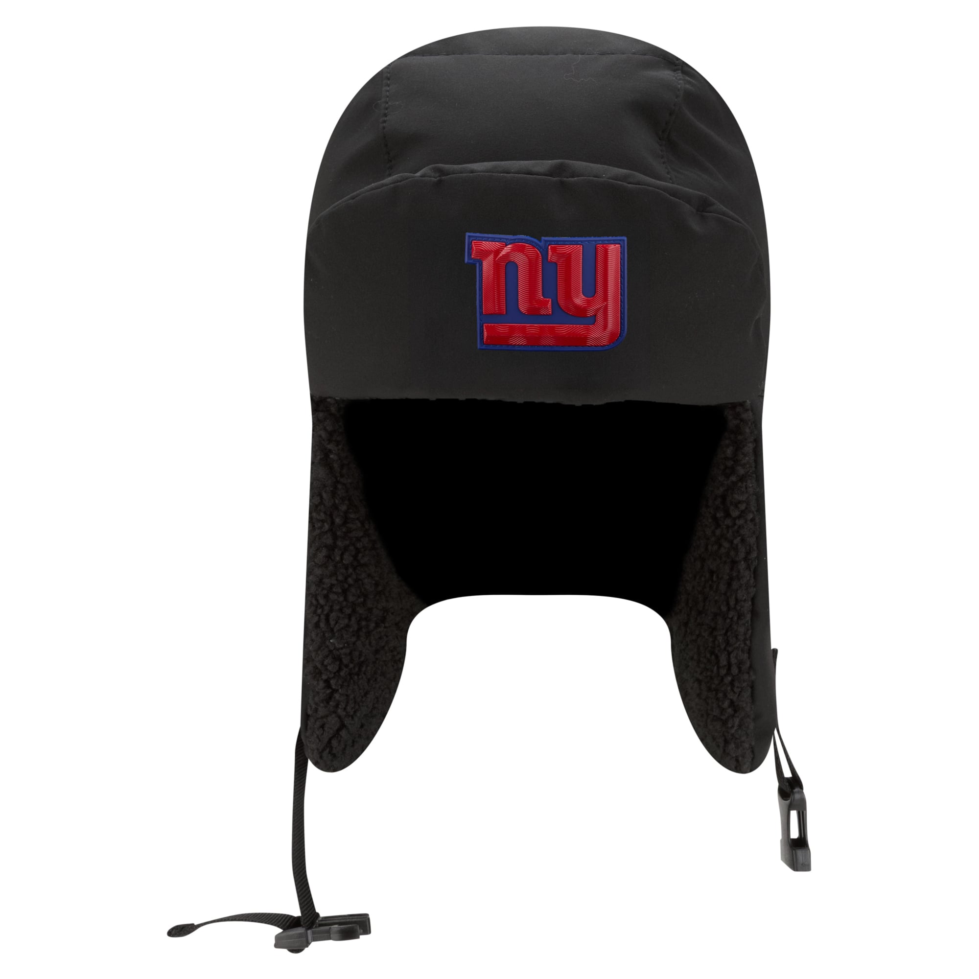 Casquette trappeur New Era anthracite pour homme, New York Giants 2026, idéale pour les temps froids.