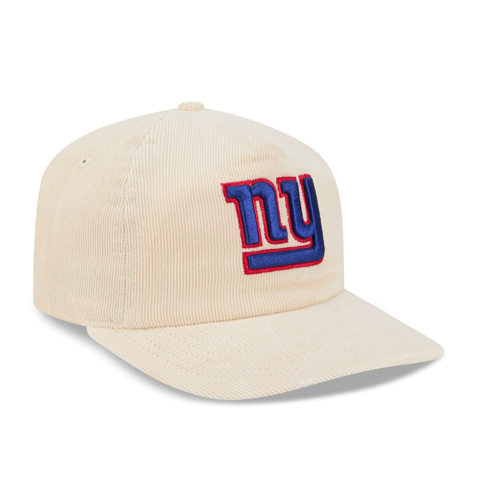 Men's New Era Cream New York Giants Corduroy 19TWENTY Adjustable Hat