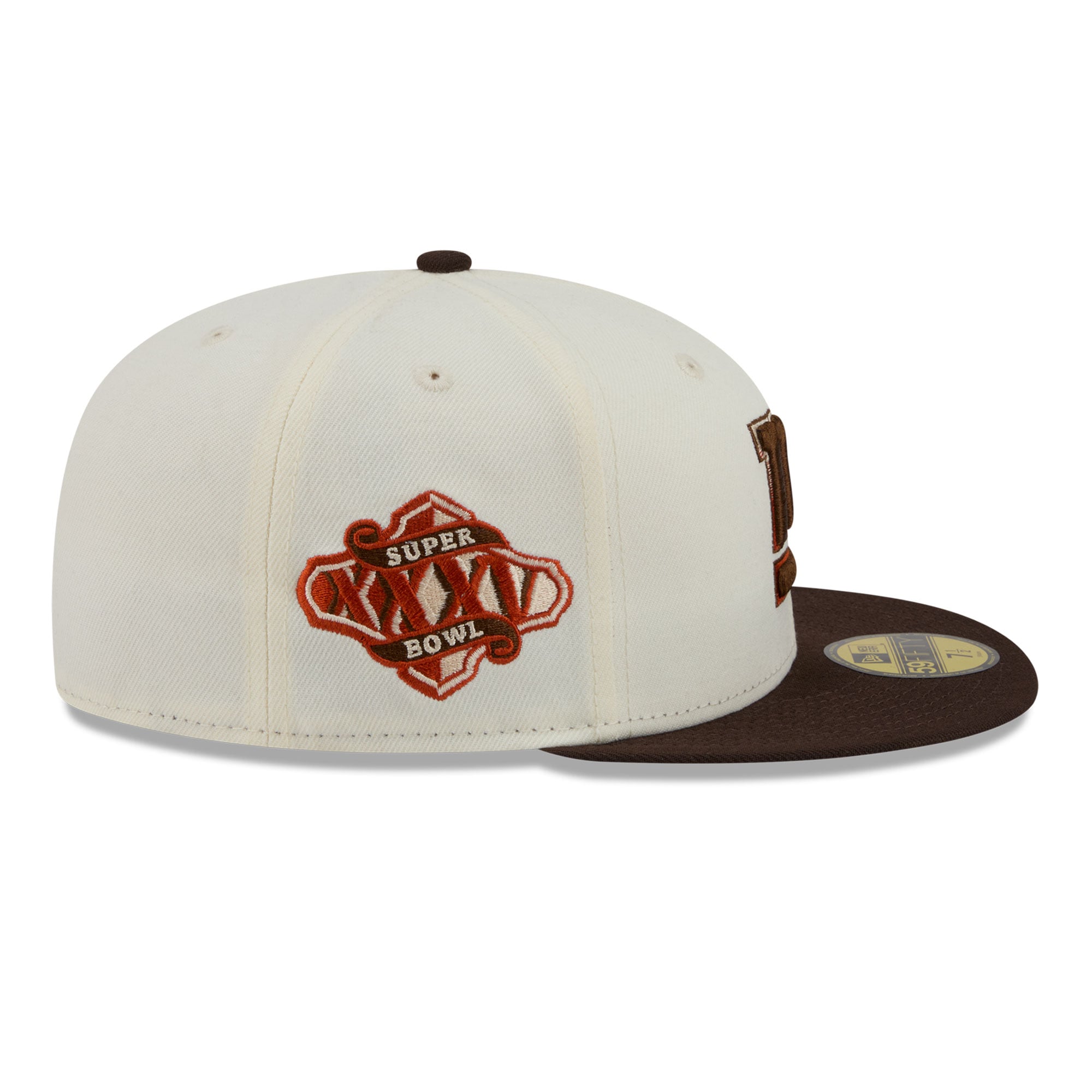 Men's New Era Cream/Brown York Giants Pumpkin Spice 59FIFTY Fitted Hat