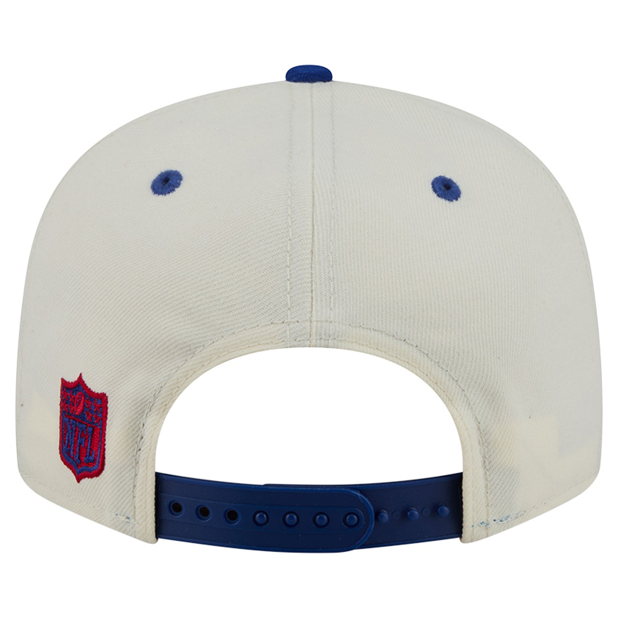 Casquette snapback classique 9FIFTY New Era crème/bleu roi pour homme