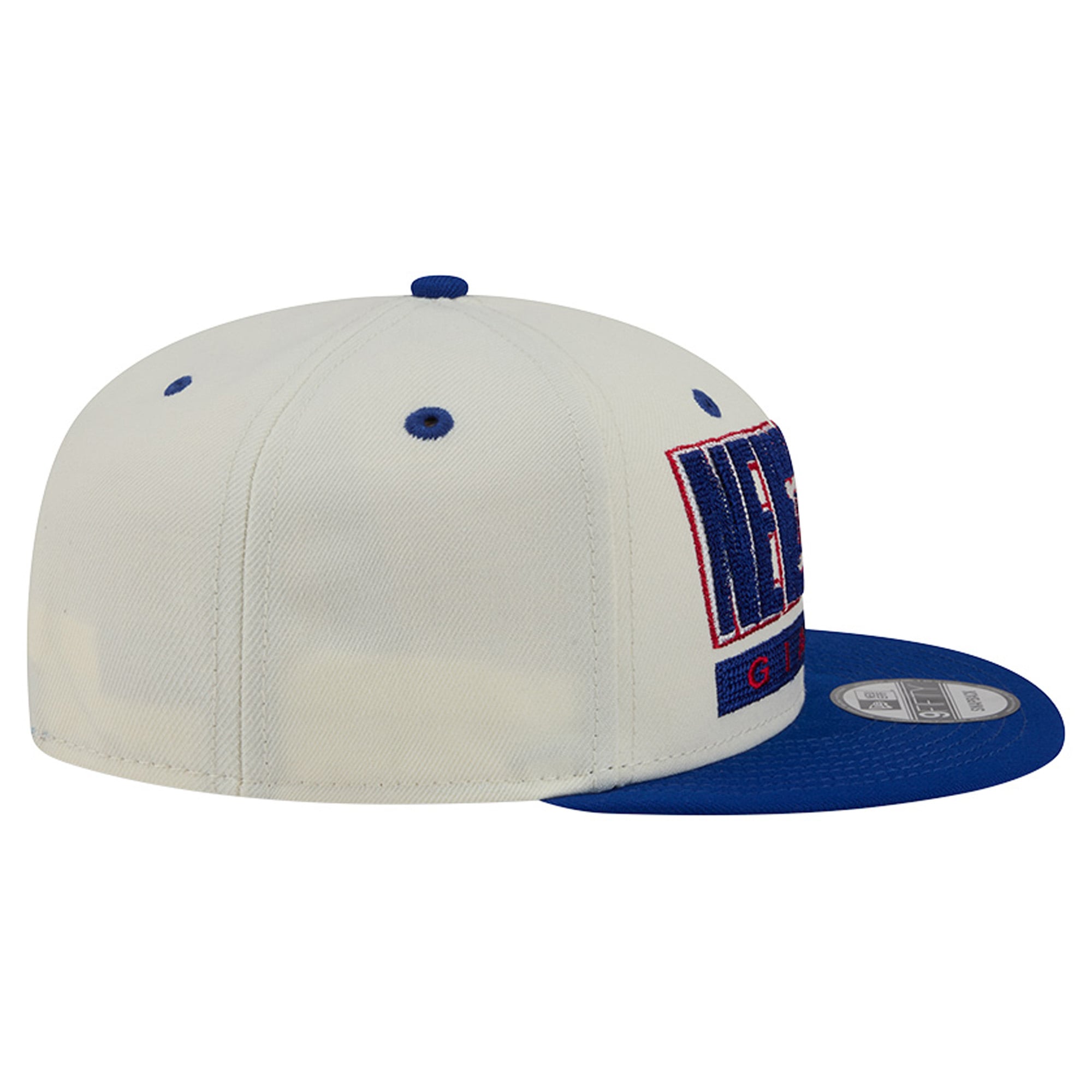 Casquette snapback classique 9FIFTY New Era crème/bleu roi pour homme