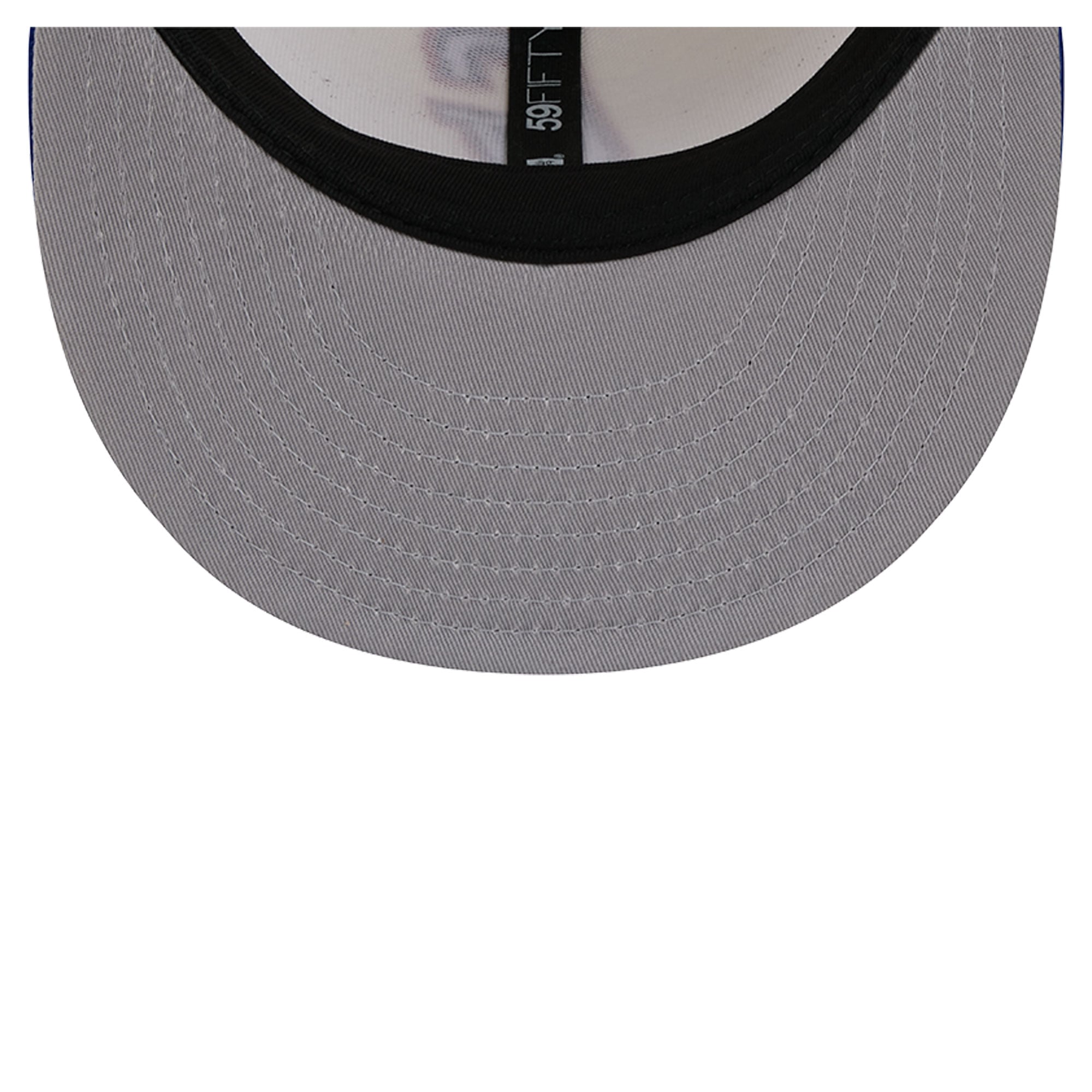 Casquette ajustée New Era Deceptor 59FIFTY crème/bleu roi pour homme