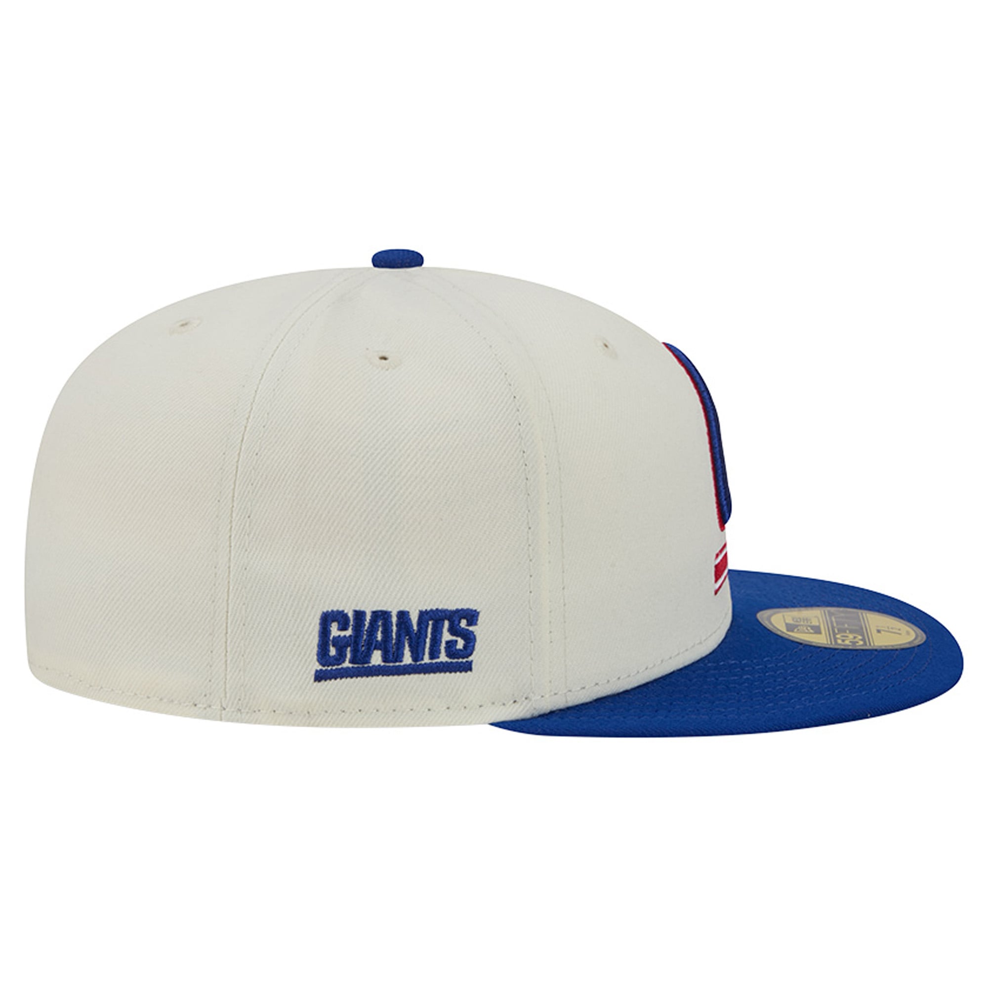 Casquette ajustée New Era Deceptor 59FIFTY crème/bleu roi pour homme