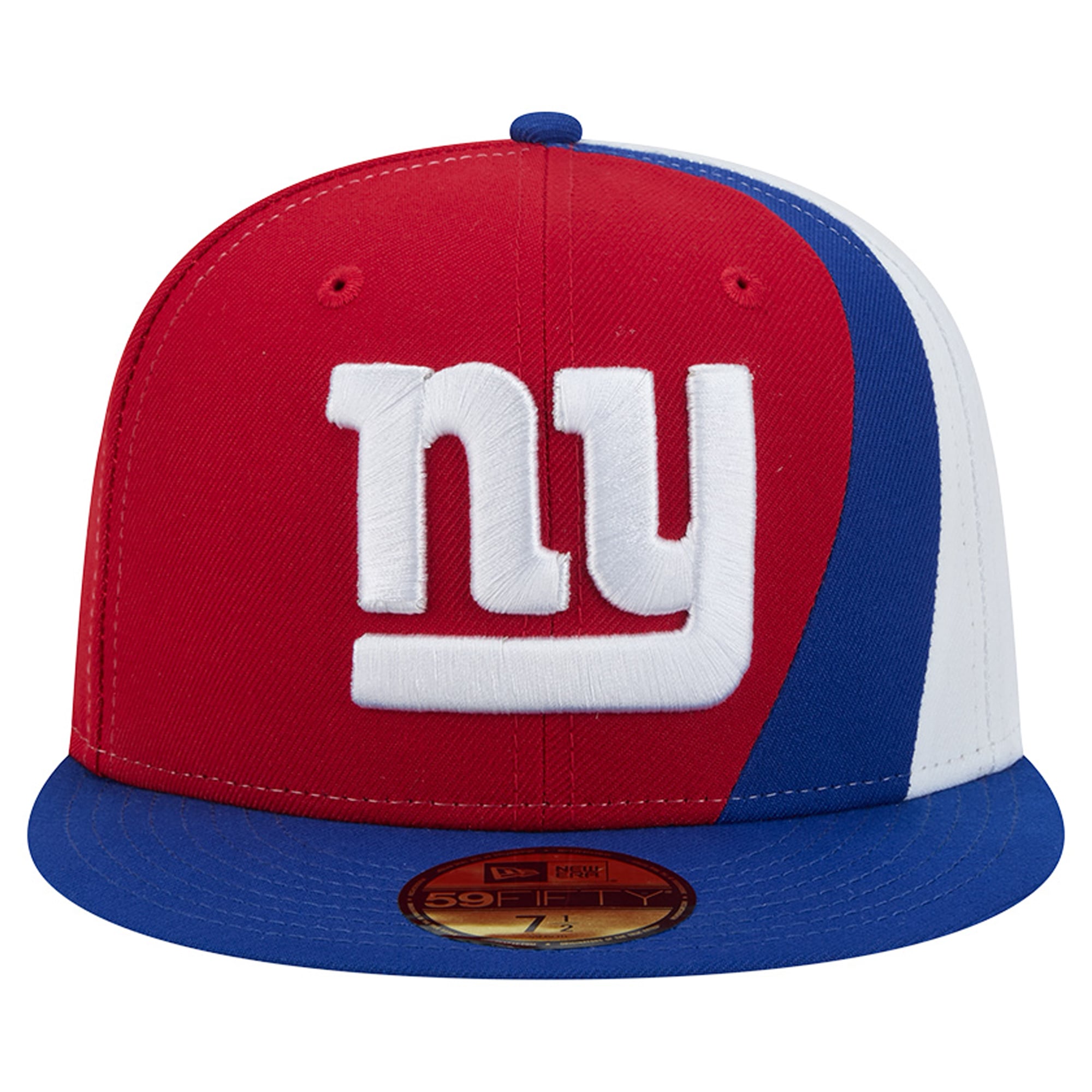 Men's New Era Red/Royal York Giants Shock 59FIFTY Fitted Hat