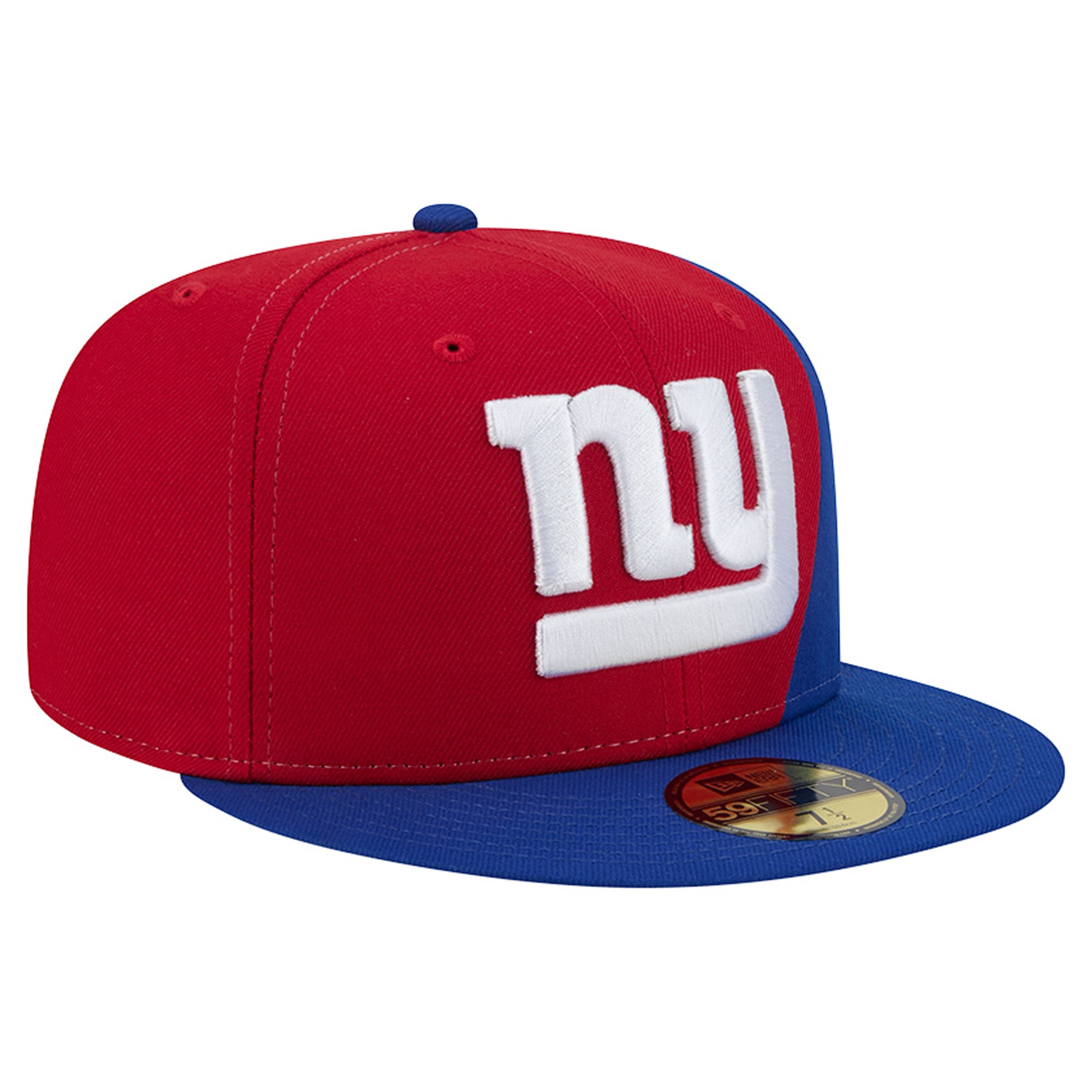 Men's New Era Red/Royal York Giants Shock 59FIFTY Fitted Hat