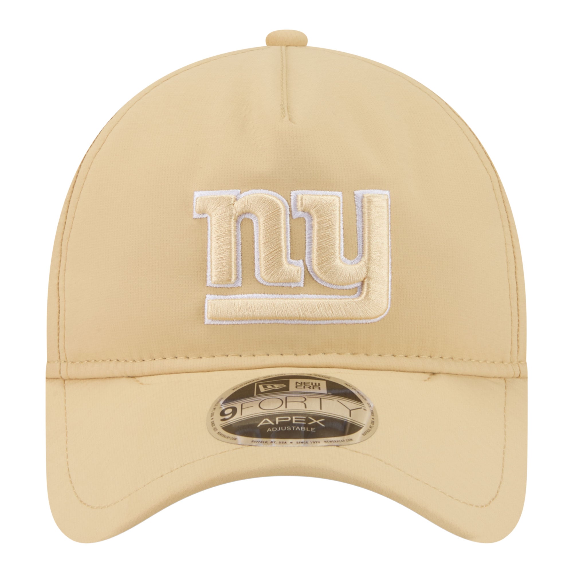 Casquette ajustable New Era Apex 9FORTY beige des Giants de New York pour homme