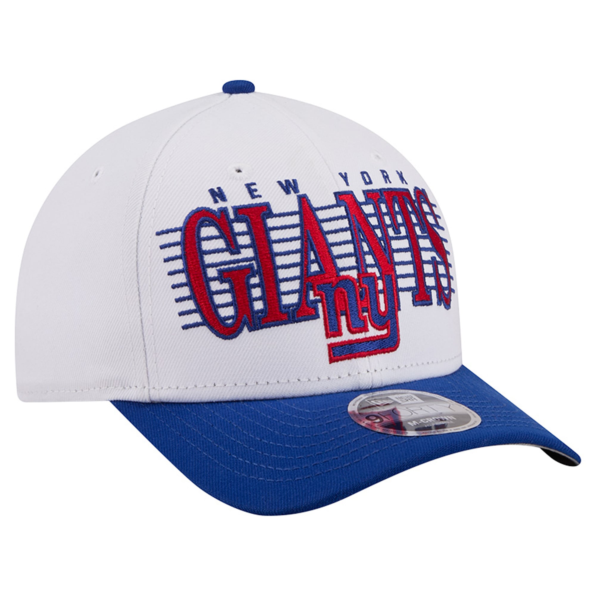 Casquette ajustable New Era blanche pour homme New York Giants Loyal 9FORTY M-Crown