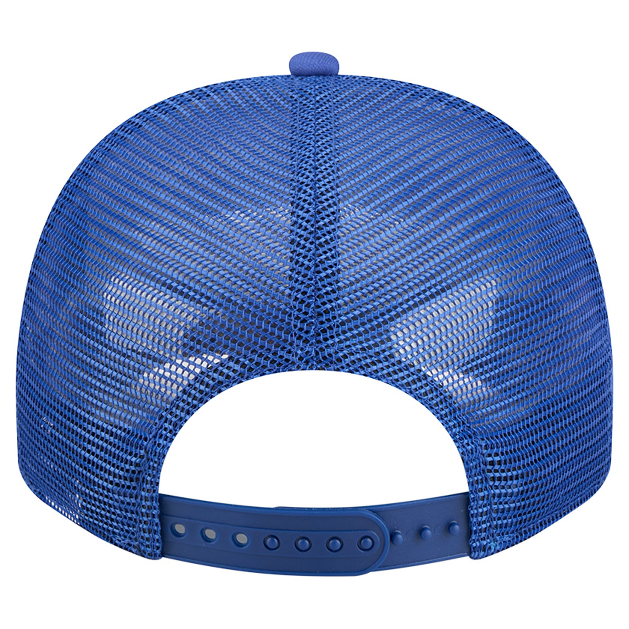 Casquette trucker New Era 9FIFTY Snapback blanche/bleu roi des Giants de New York, modèle A-Frame en mousse, pour homme