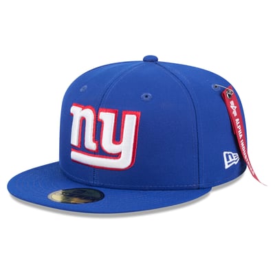 New York Giants New Era x Alpha Industries 59FIFTY Fitted Hat - Royal