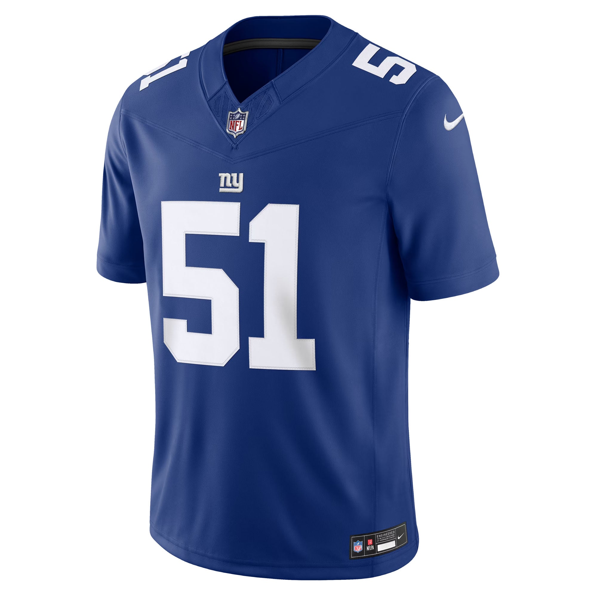 Maillot Nike Abdul Carter Royal New York Giants Team Vapor F.U.S.E. Stitched Limited pour homme