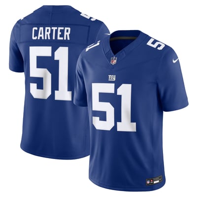Abdul Carter New York Giants Nike Team Vapor F.U.S.E. Stitched Limited Jersey - Royal
