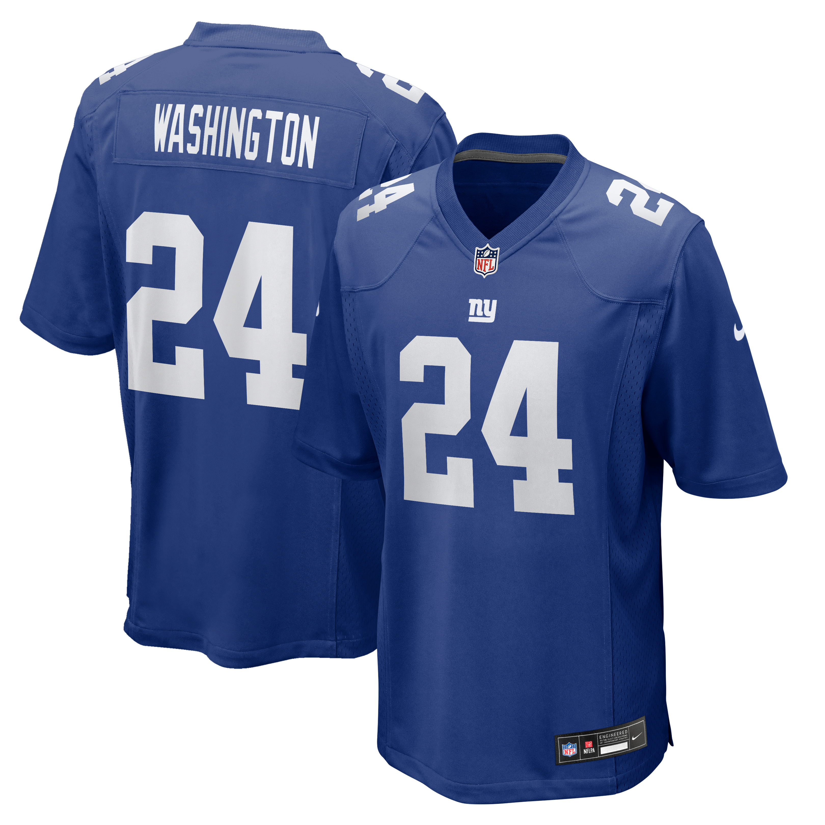 Men's Nike Ar'Darius Washington Royal New York Giants Team Game Jersey