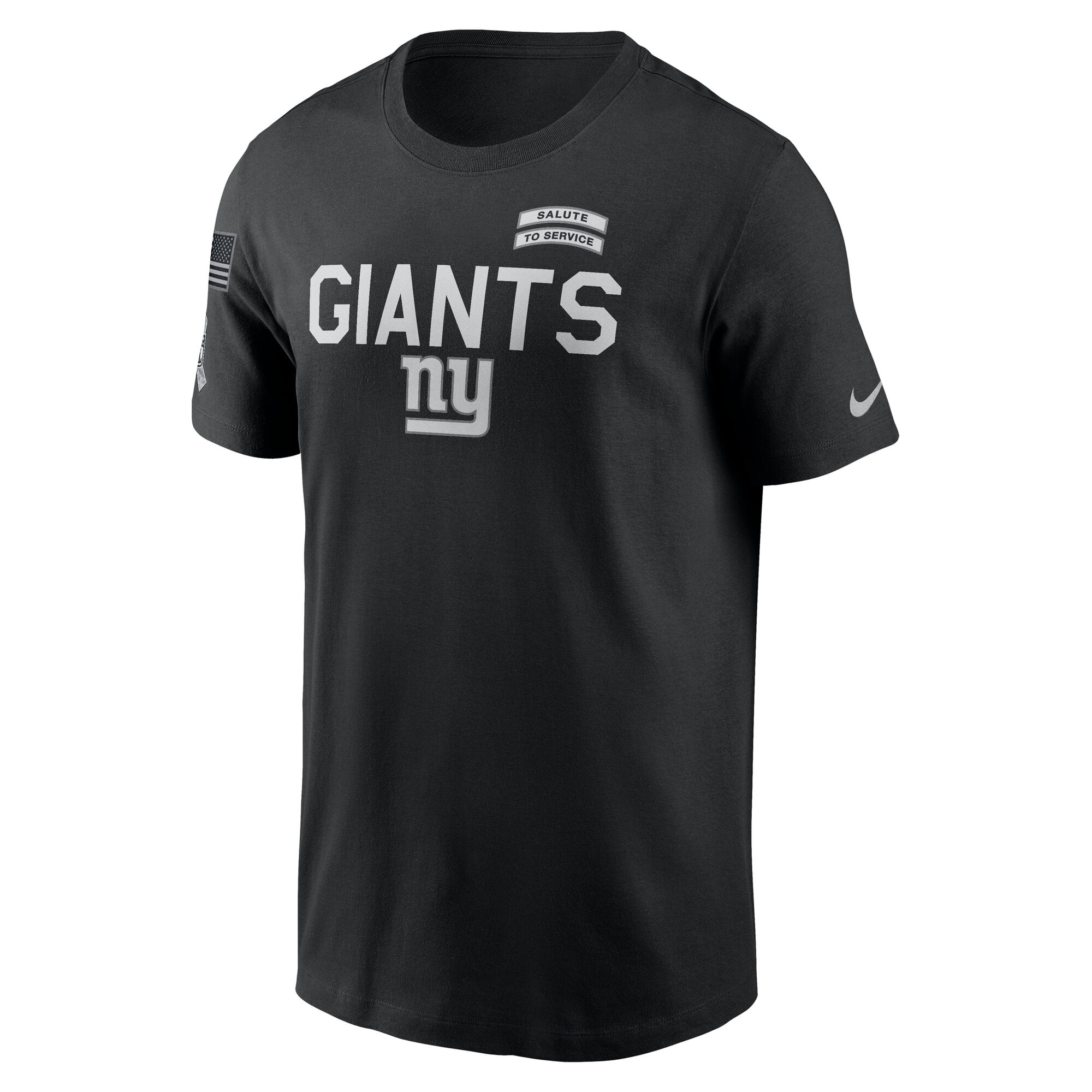 T-shirt Nike noir pour homme New York Giants 2026 Salute to Service Sideline Dri-FIT