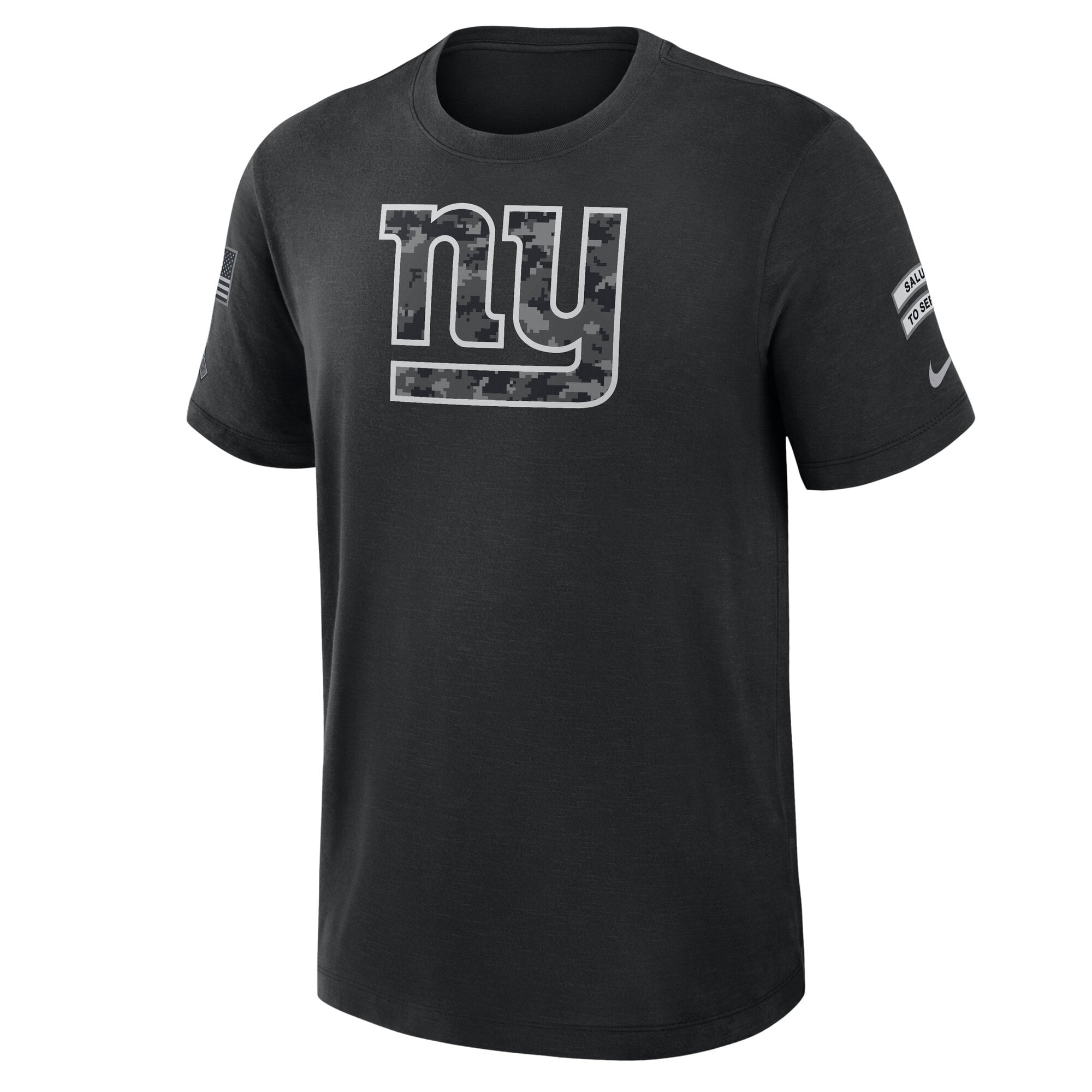 T-shirt Nike noir pour homme New York Giants 2026 Salute to Service