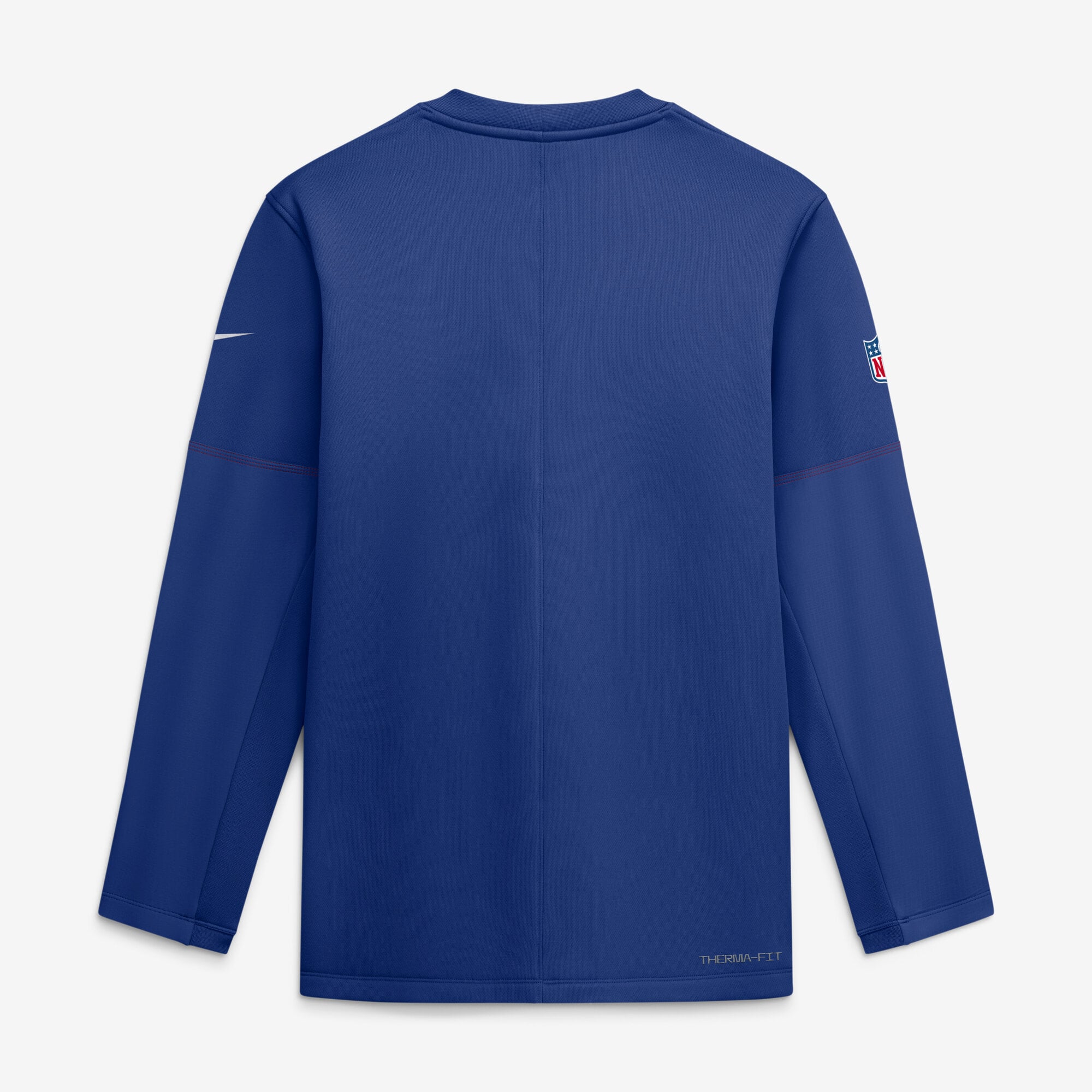 Sweat-shirt Nike Therma-FIT mi-lourd pour homme, bleu, New York Giants, édition spéciale entraîneurs des Giants de