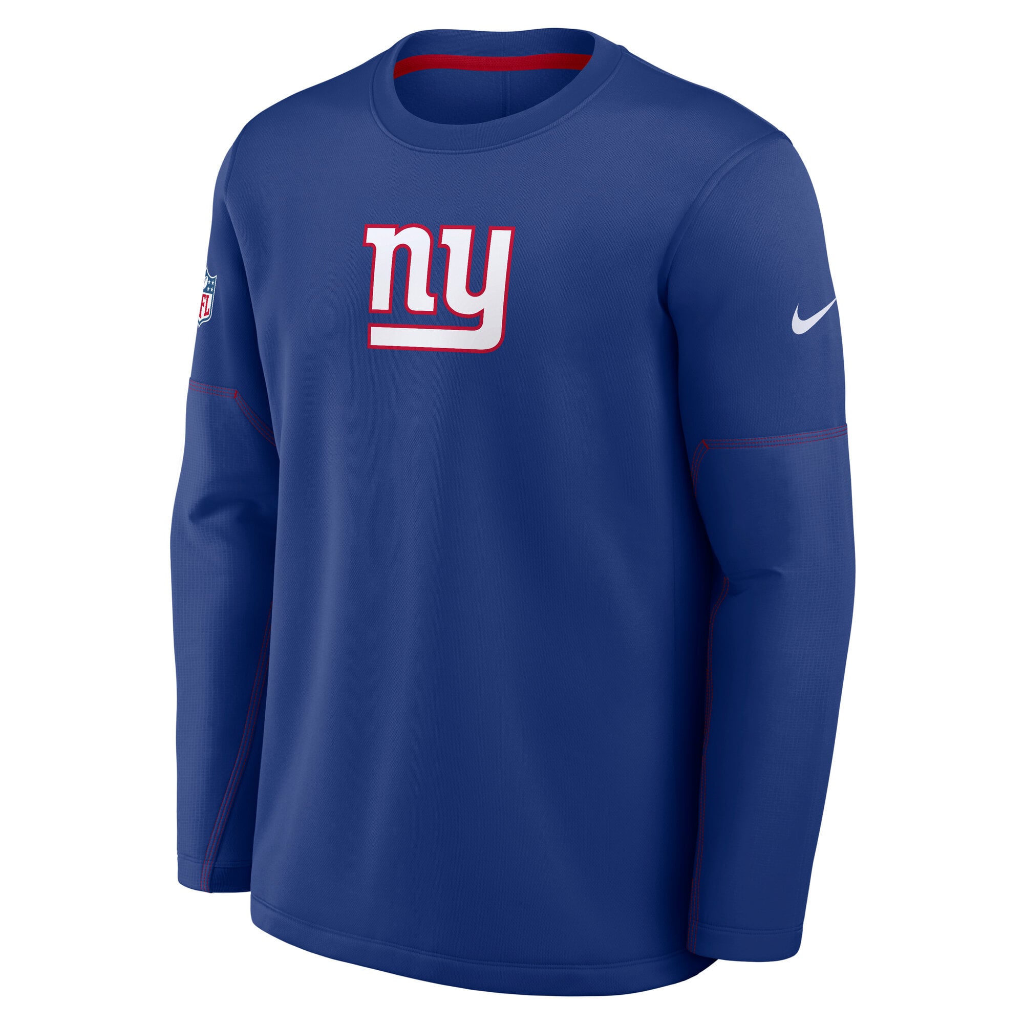 Sweat-shirt Nike Therma-FIT mi-lourd pour homme, bleu, New York Giants, édition spéciale entraîneurs des Giants de