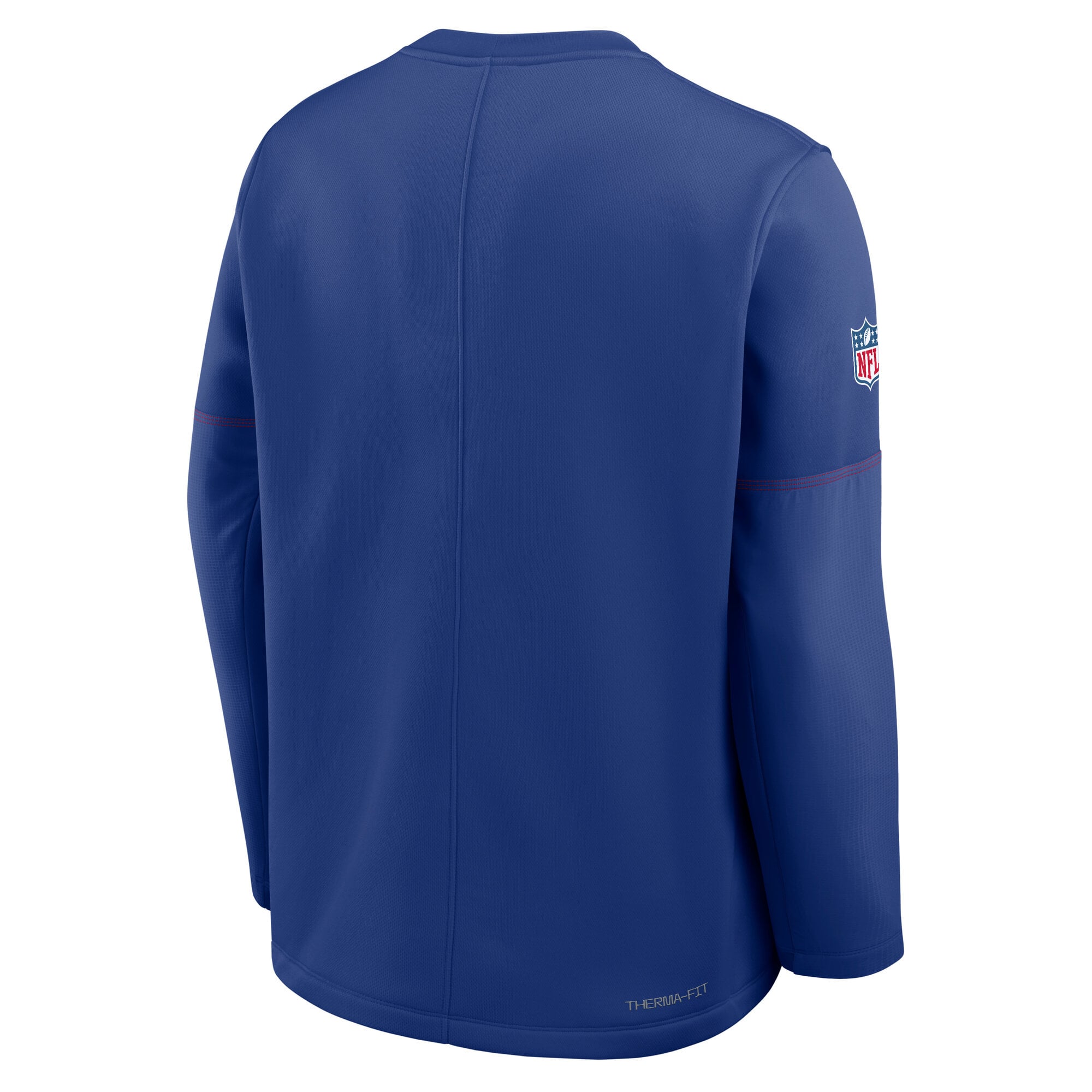 Sweat-shirt Nike Therma-FIT mi-lourd pour homme, bleu, New York Giants, édition spéciale entraîneurs des Giants de