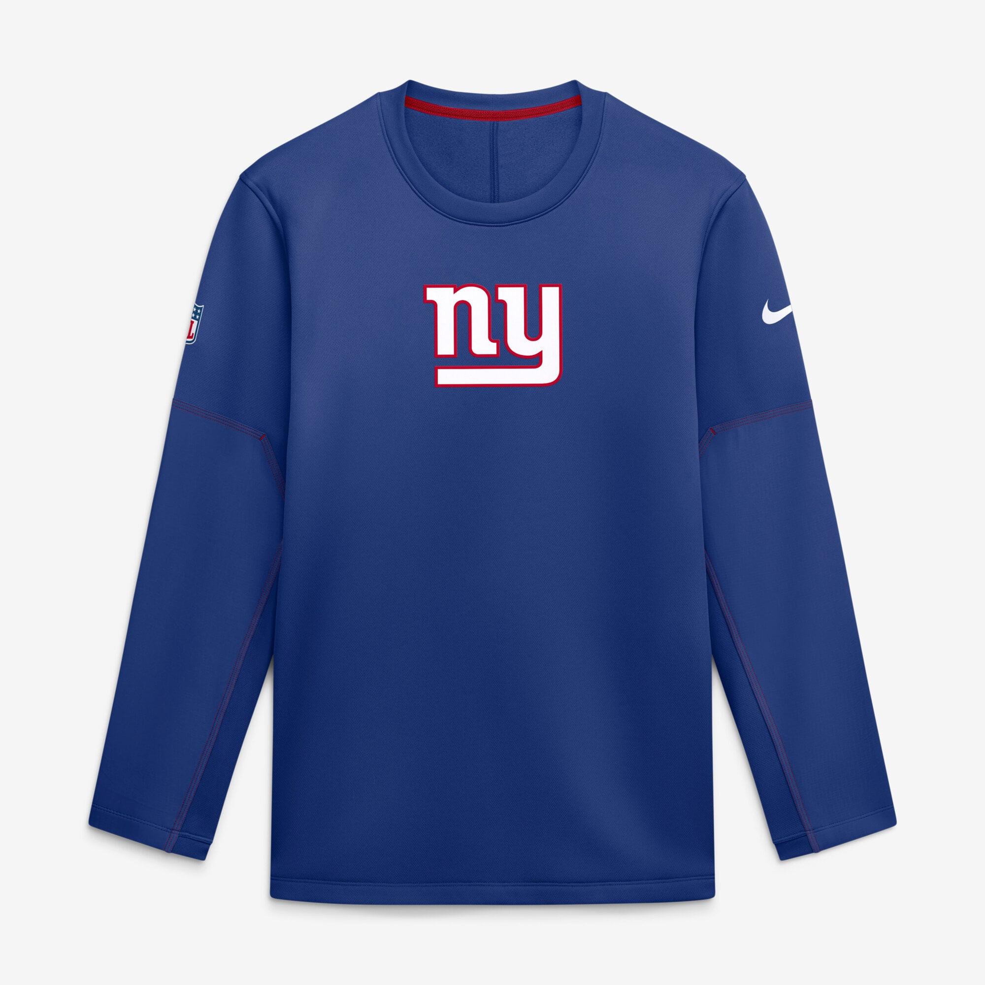 Sweat-shirt Nike Therma-FIT mi-lourd pour homme, bleu, New York Giants, édition spéciale entraîneurs des Giants de