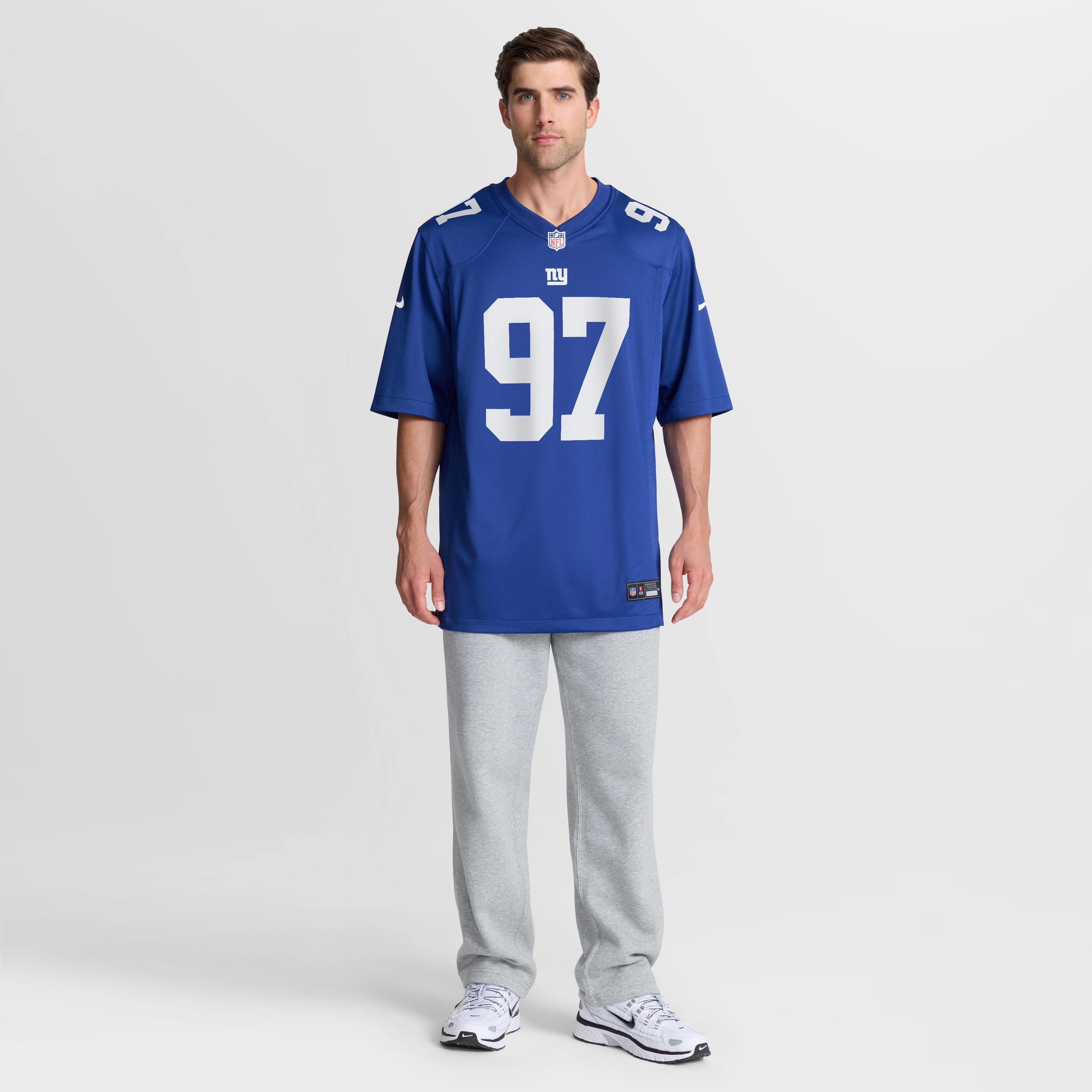 Men's Nike Bobby Jamison-Travis Royal New York Giants Team Game Jersey