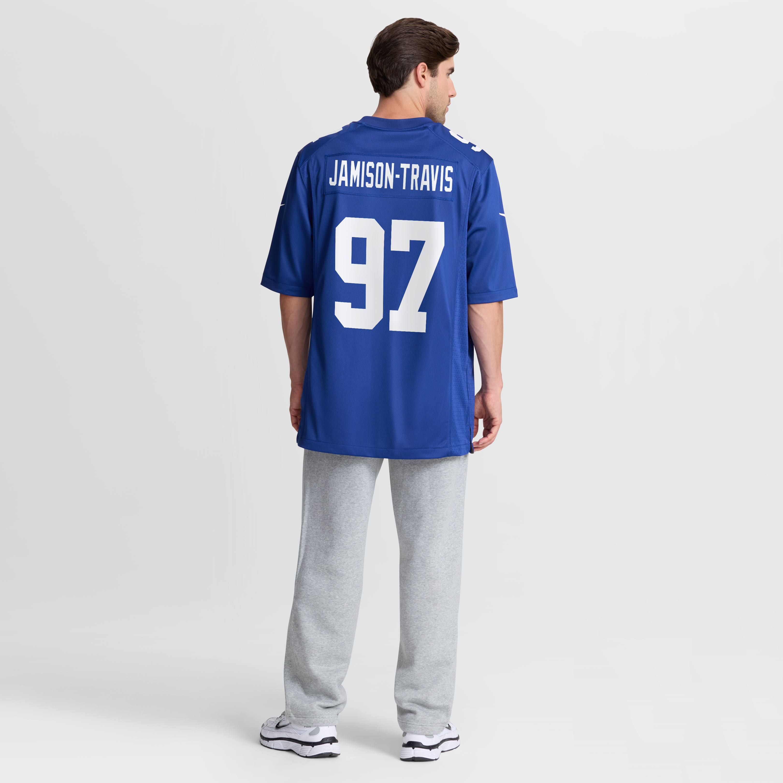 Men's Nike Bobby Jamison-Travis Royal New York Giants Team Game Jersey