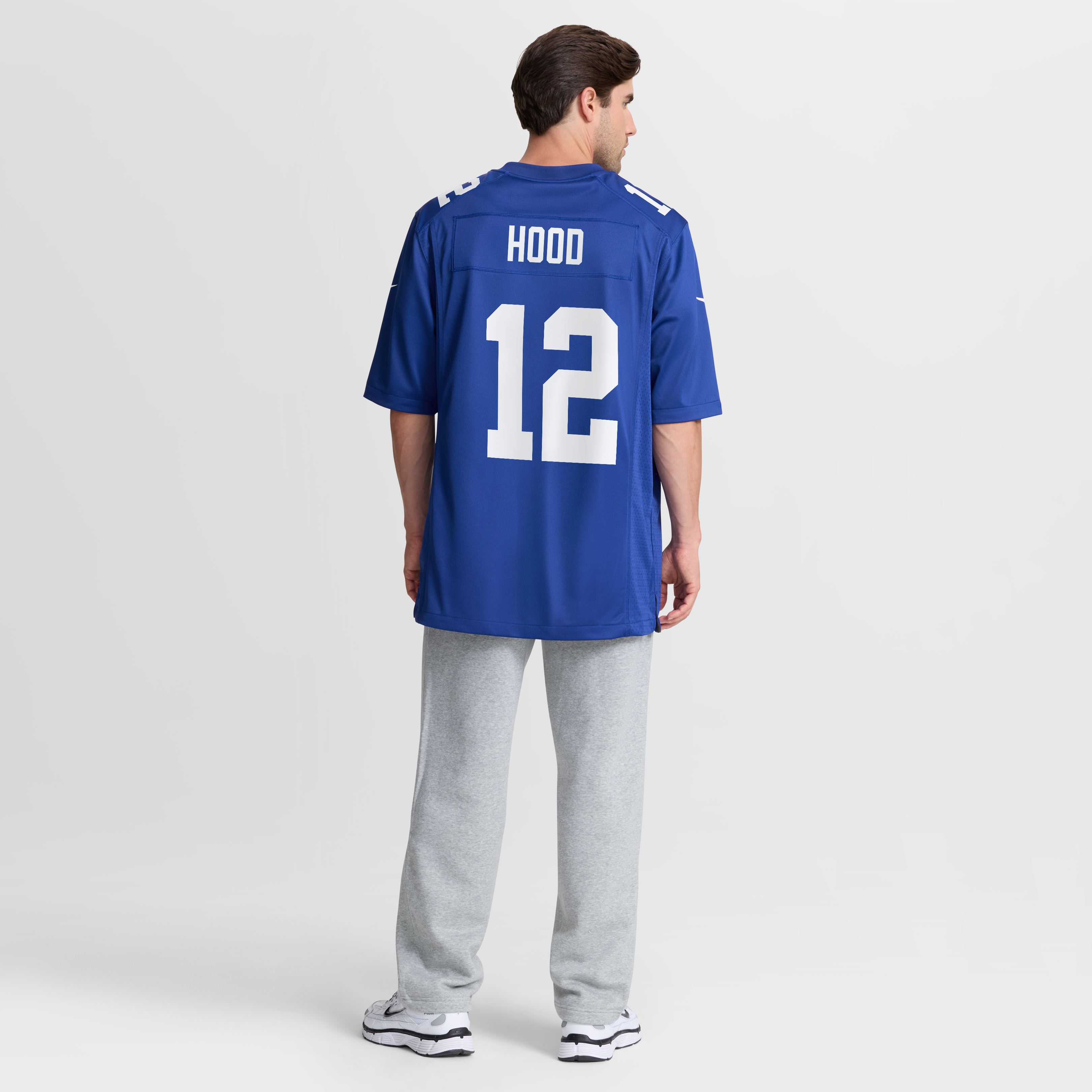 Men's Nike Colton Hood Royal New York Giants Team Game Jersey