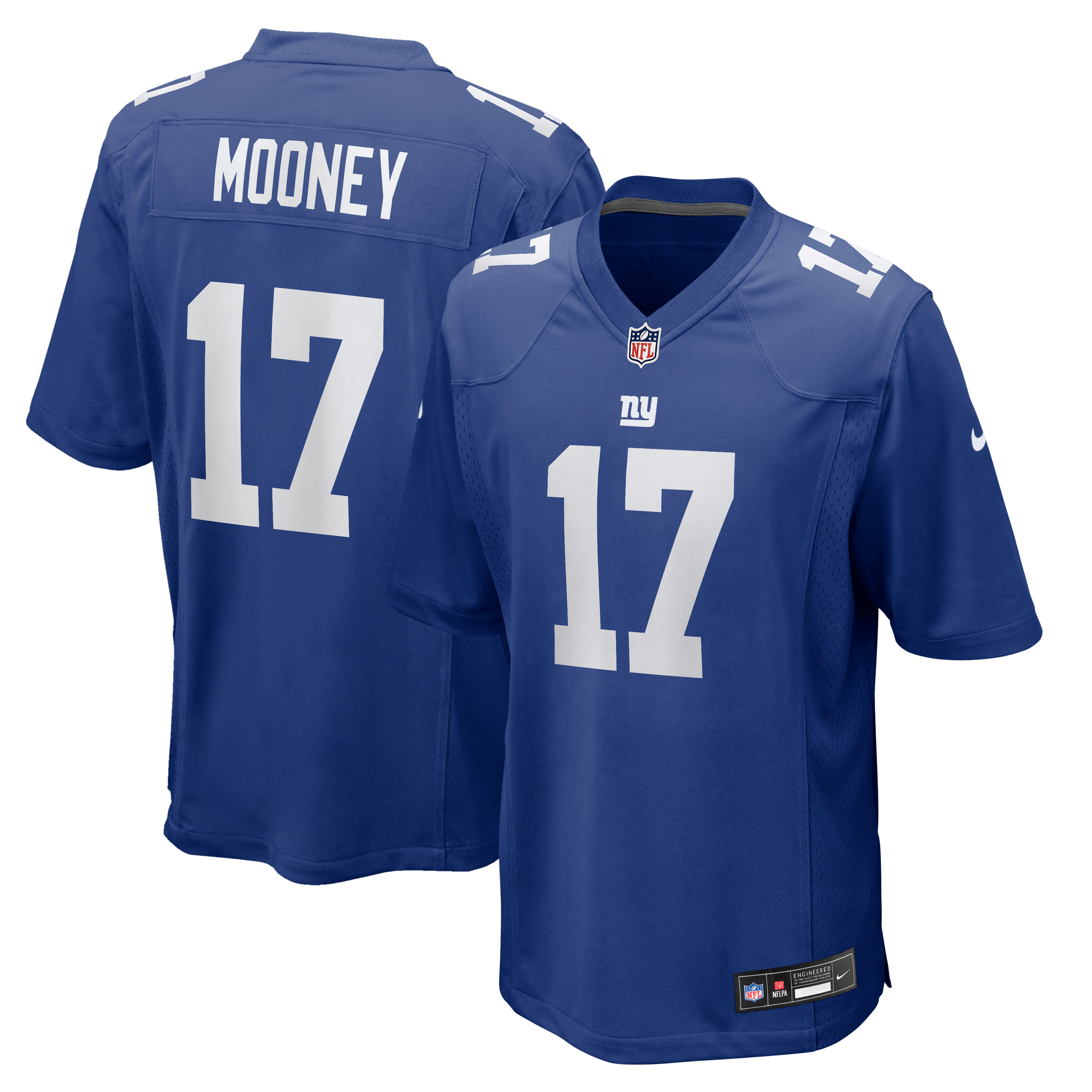 Men's Nike Darnell Mooney Royal New York Giants Team Game Jersey