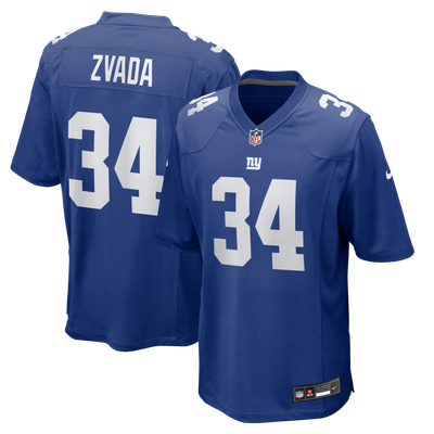 Dominic Zvada New York Giants Nike Team Game Jersey - Royal