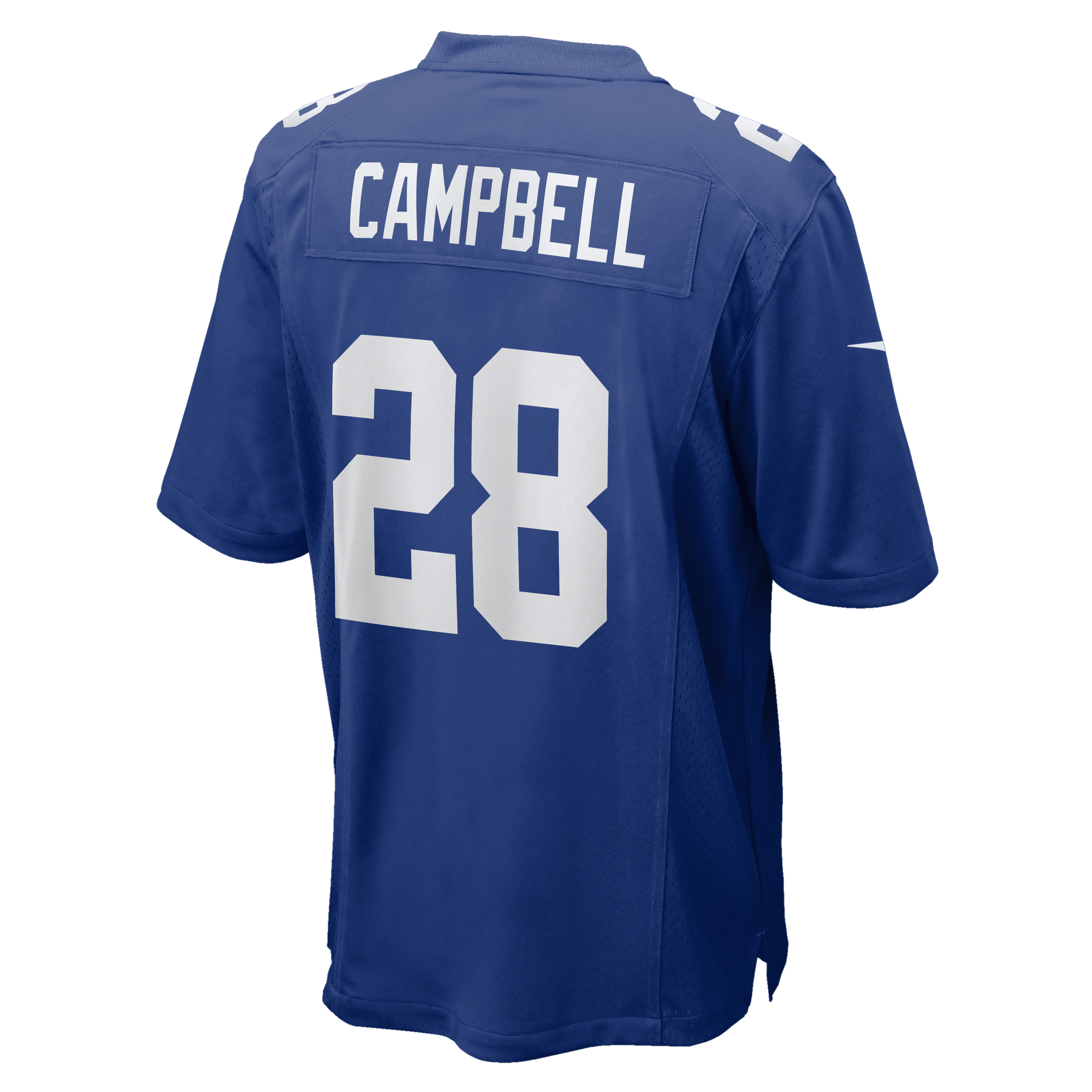Men's Nike Elijah Campbell Royal New York Giants Team Game Jersey